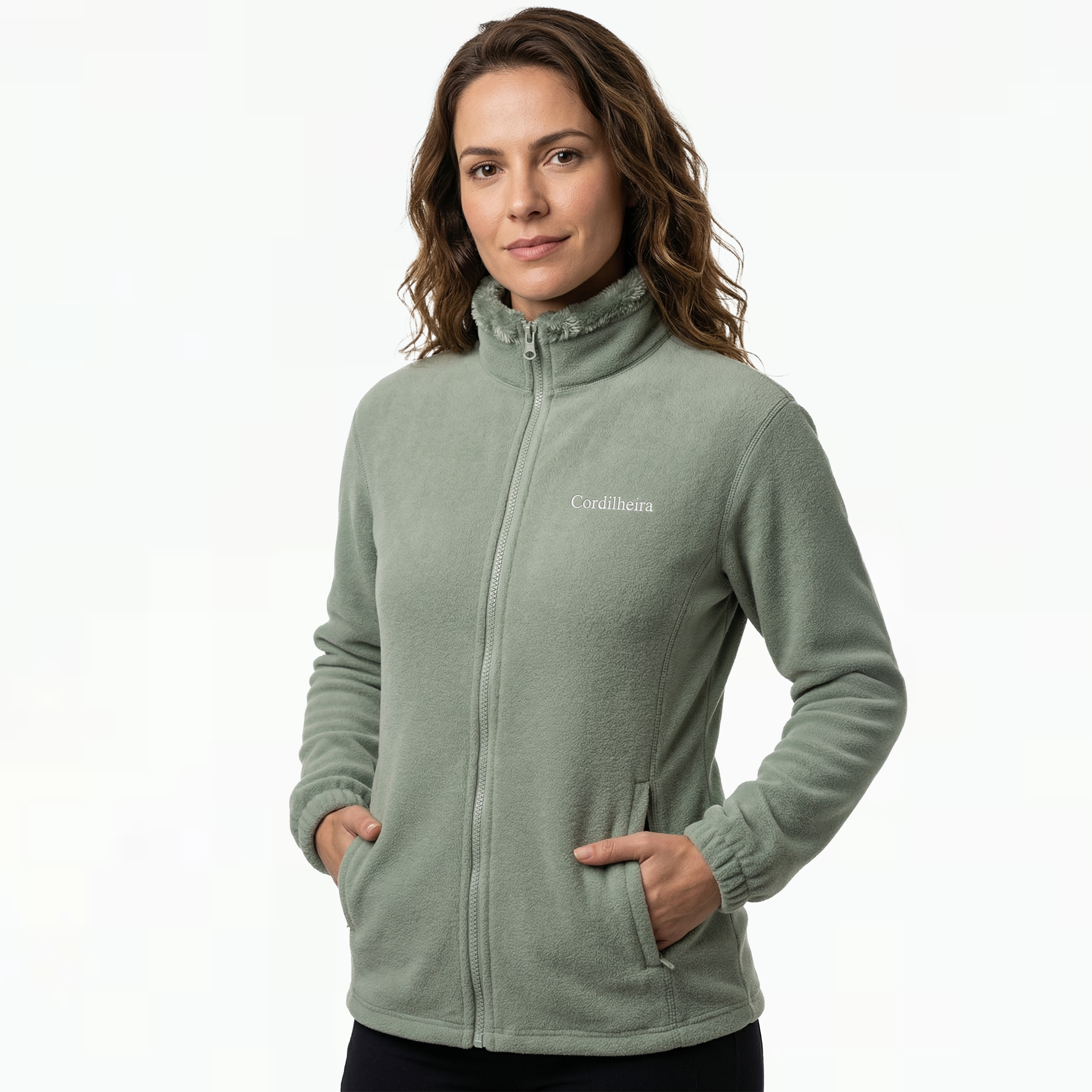 FLEECE CORDILHEIRA COATS FEMININO