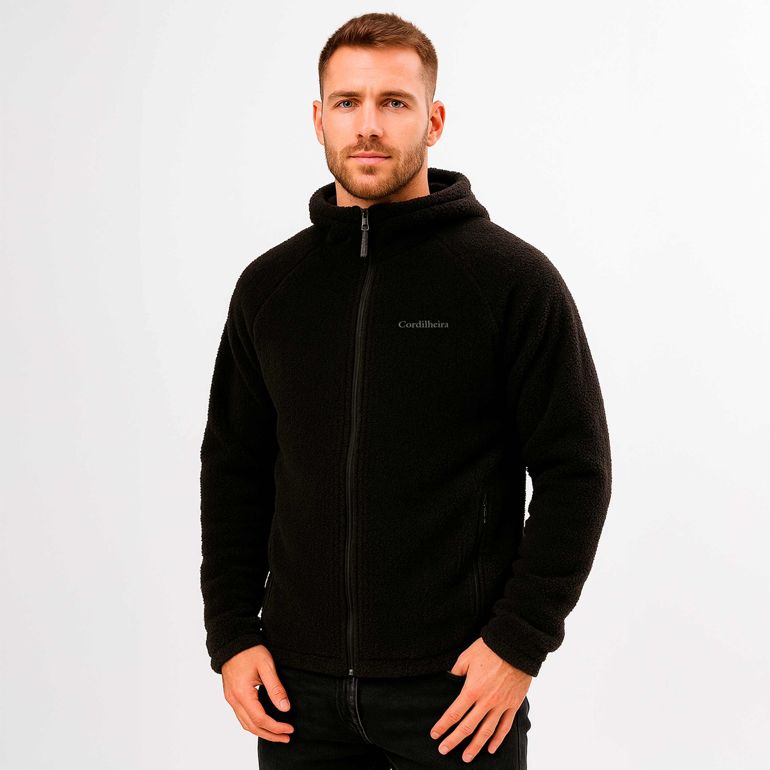 JAQUETA CORDILHEIRA FLEECE HOODED MASCULINA