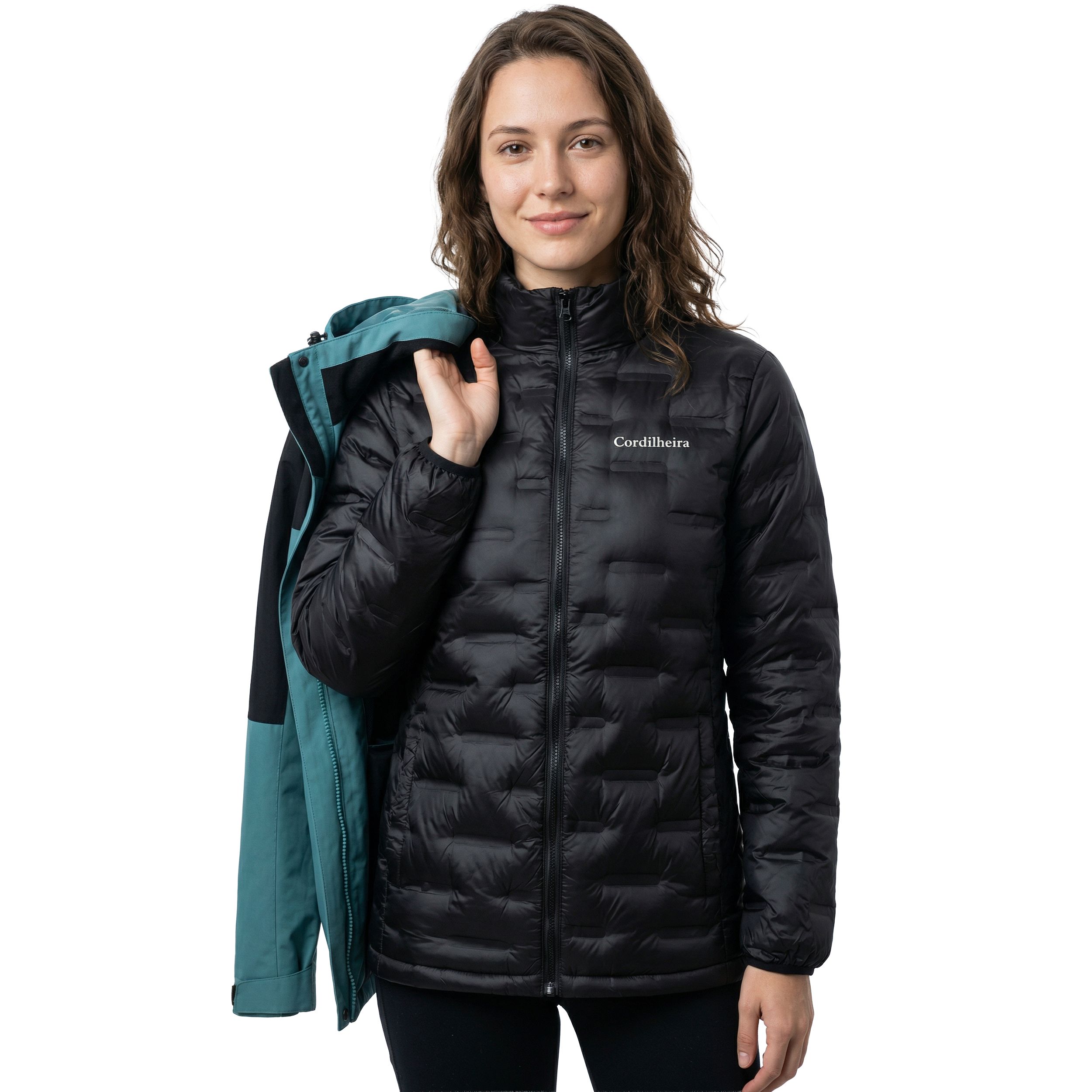 JAQUETA 3 EM 1 PUFFER CORDILHEIRA OUTLANDER FEMININA