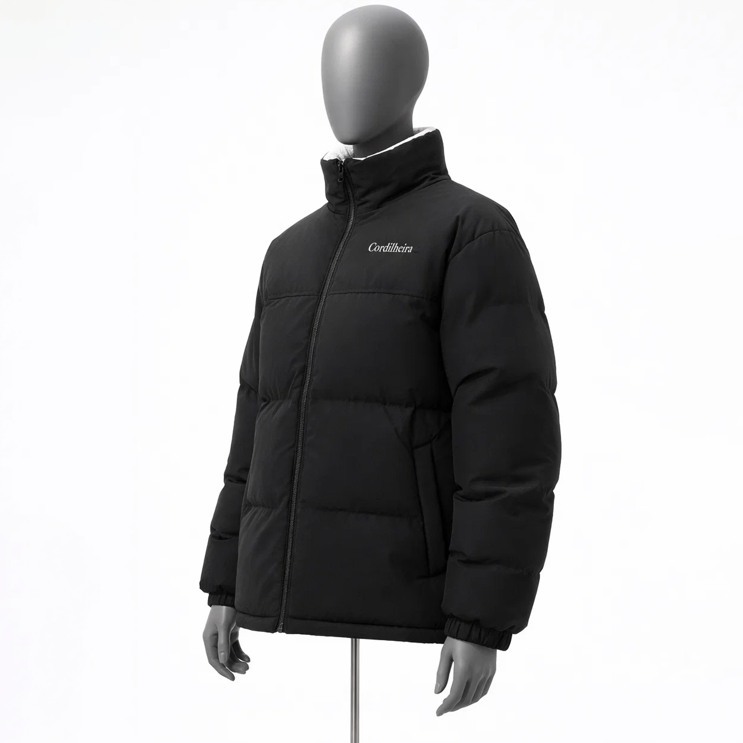 JAQUETA FLEECE PUFFER DUPLA FACE FEMININA