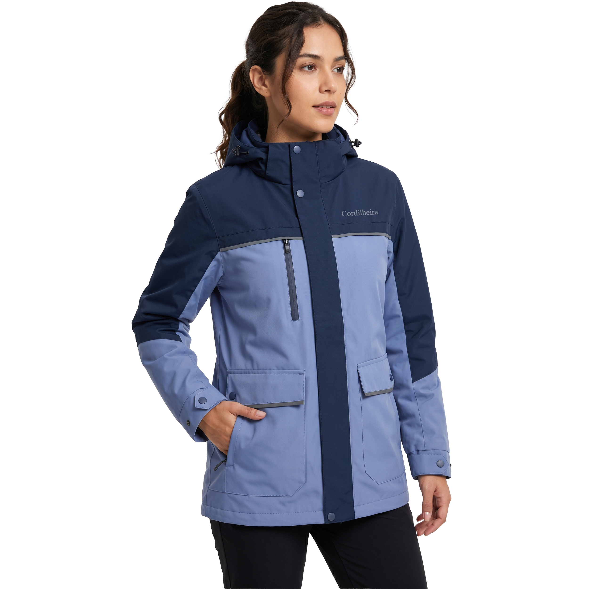 JAQUETA PUFFER 3 EM 1 CORDILHEIRA HYBRID FEMININA