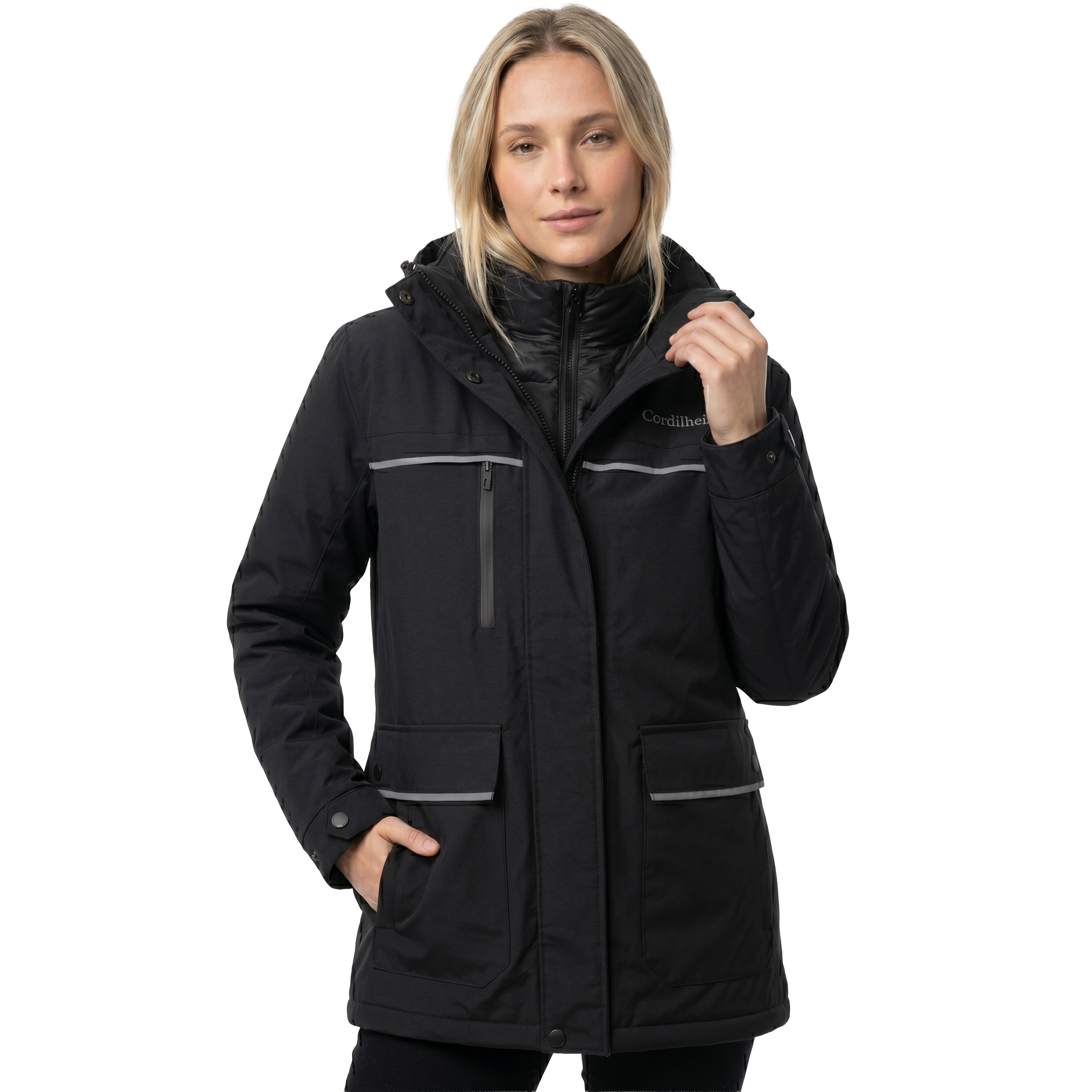 JAQUETA PUFFER 3 EM 1 CORDILHEIRA HYBRID FEMININA