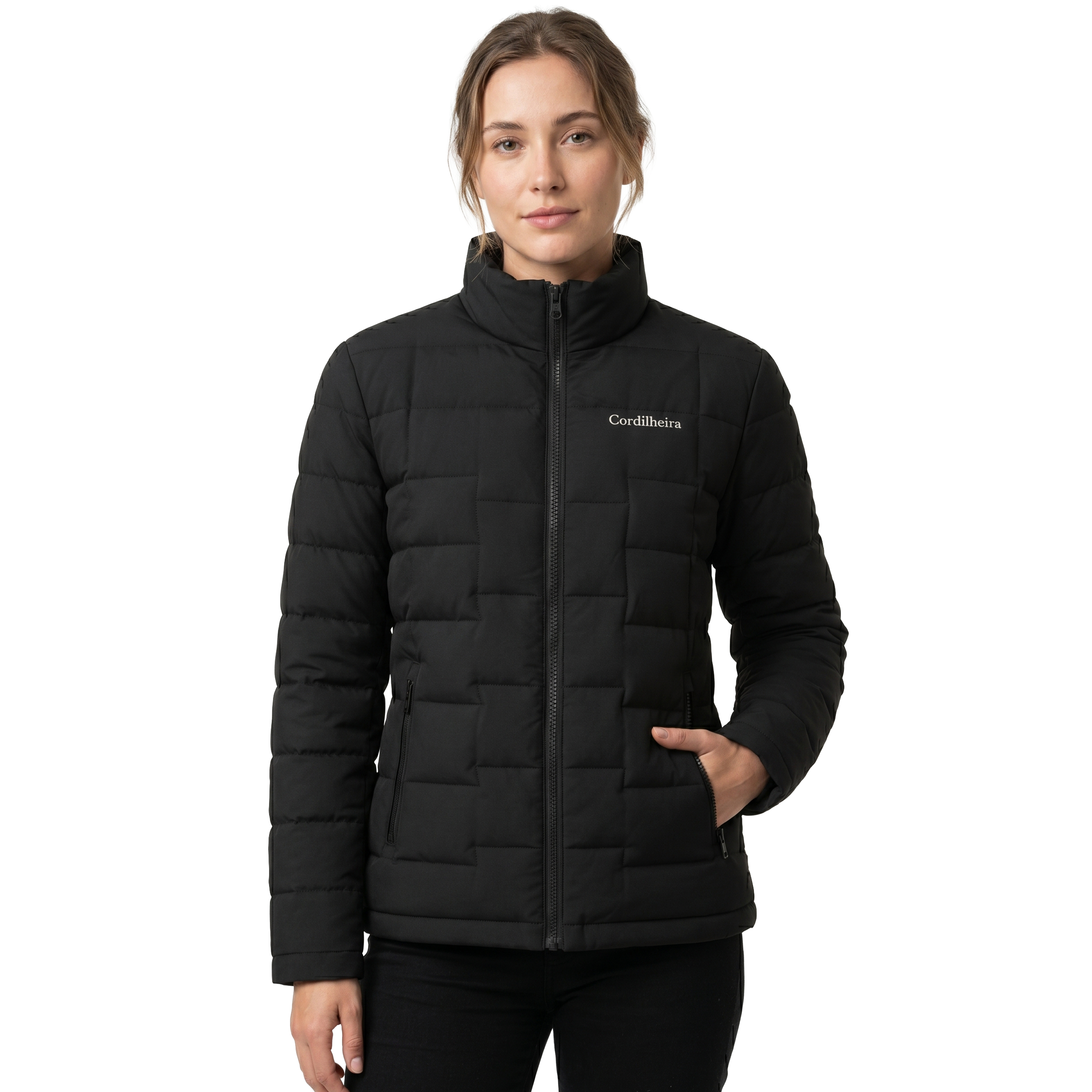 JAQUETA PUFFER CORDILHEIRA ON THE CITY FEMININA