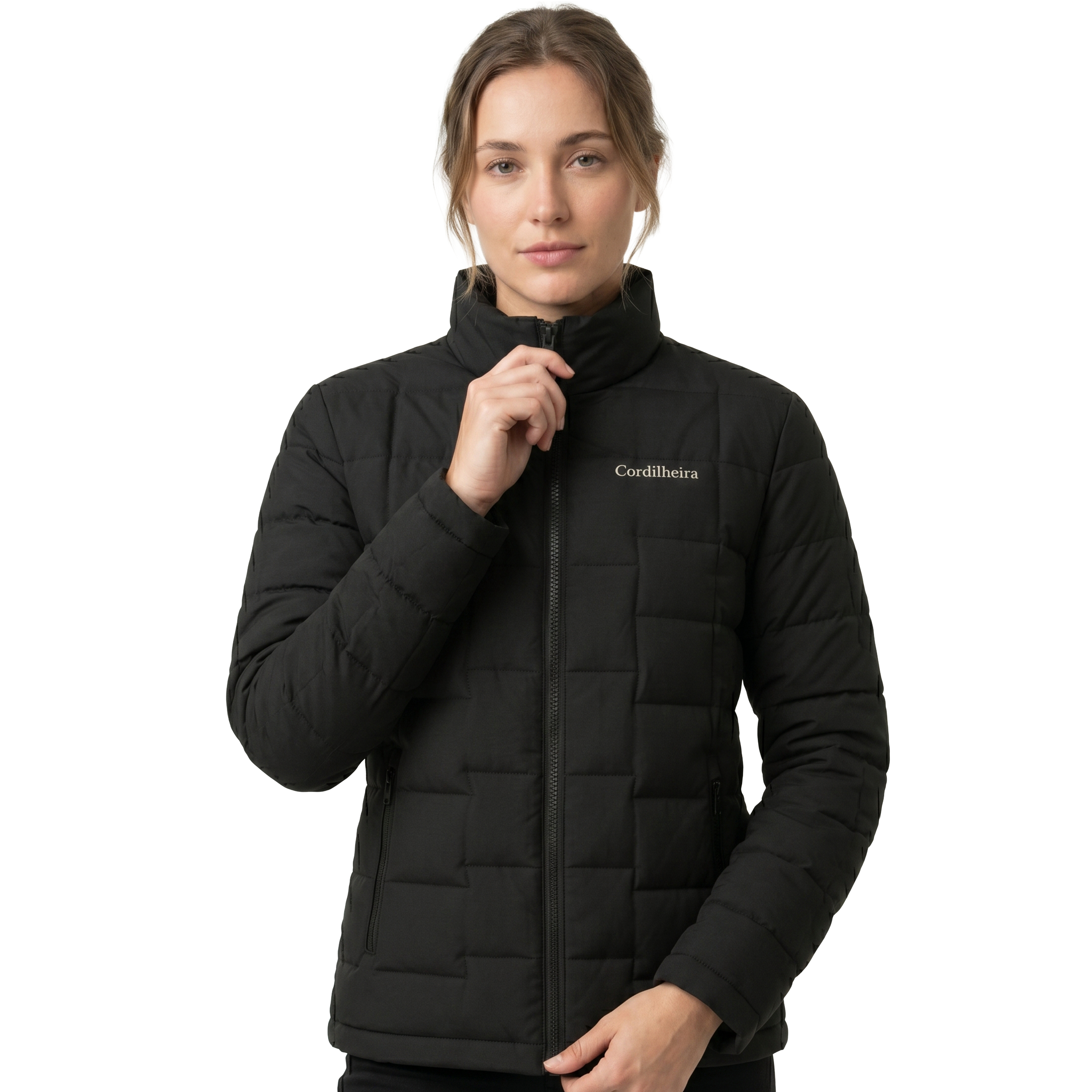 JAQUETA PUFFER CORDILHEIRA ON THE CITY FEMININA
