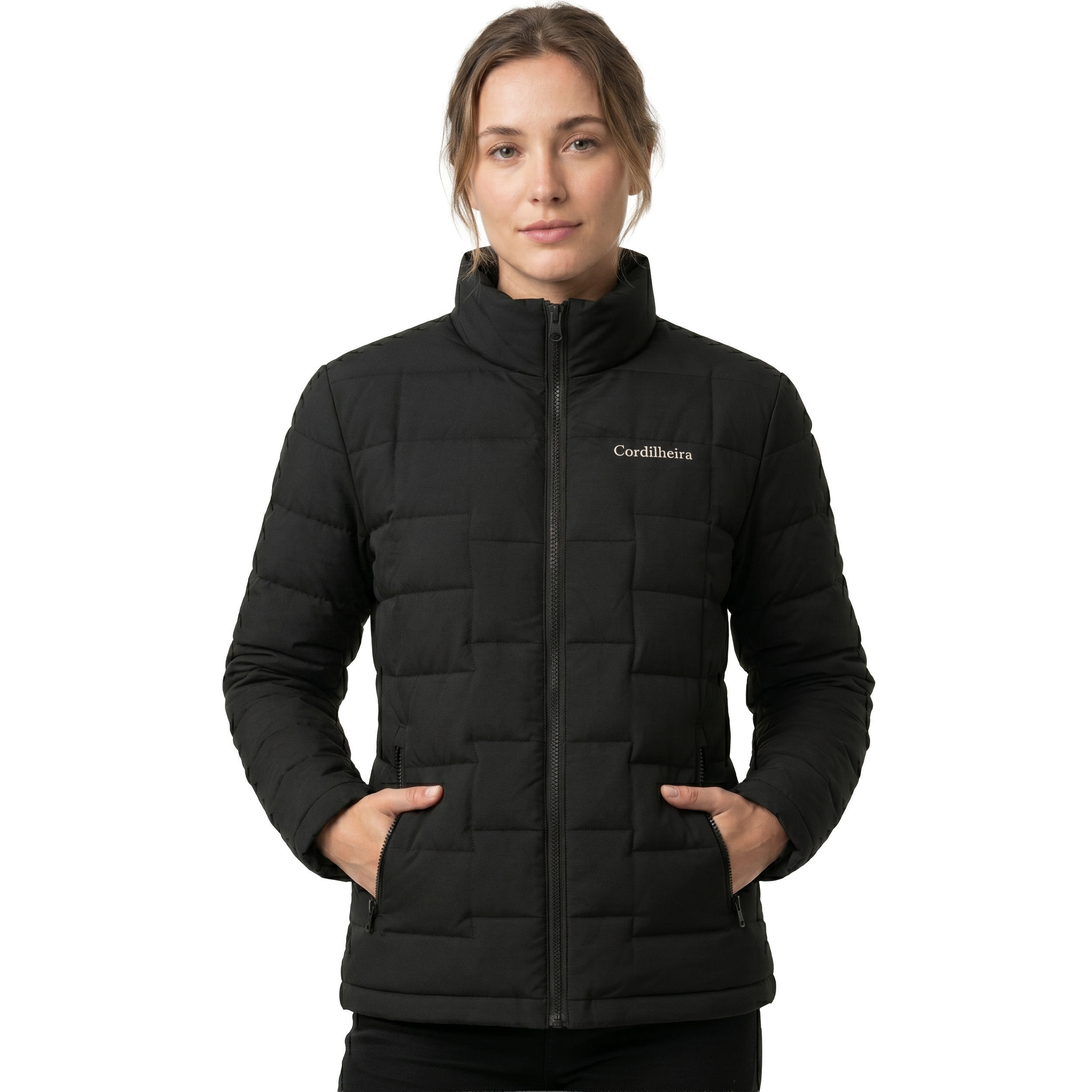 JAQUETA PUFFER CORDILHEIRA ON THE CITY FEMININA
