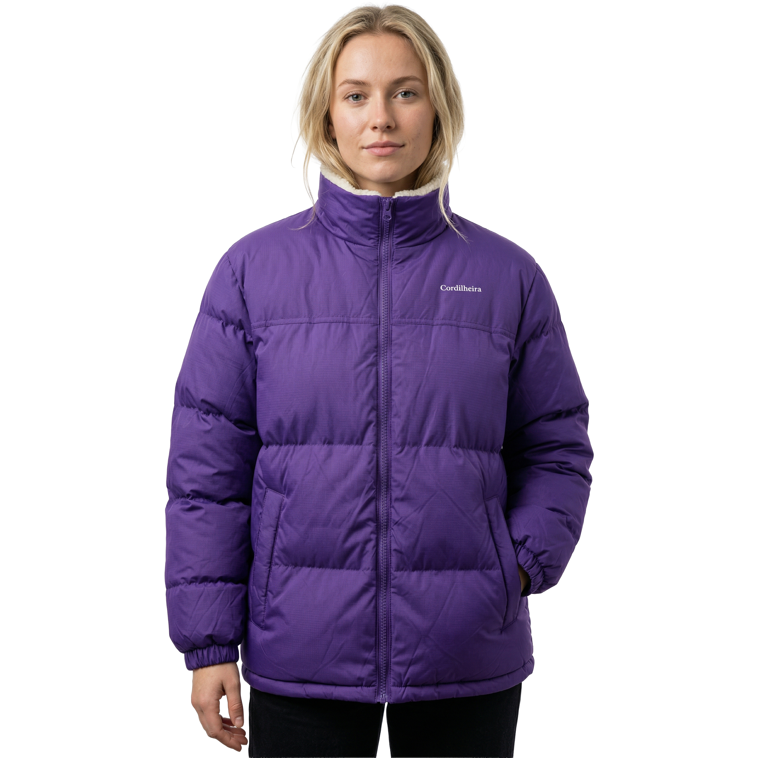 JAQUETA PUFFER FROSTLAYER DUPLA FACE FEMININA