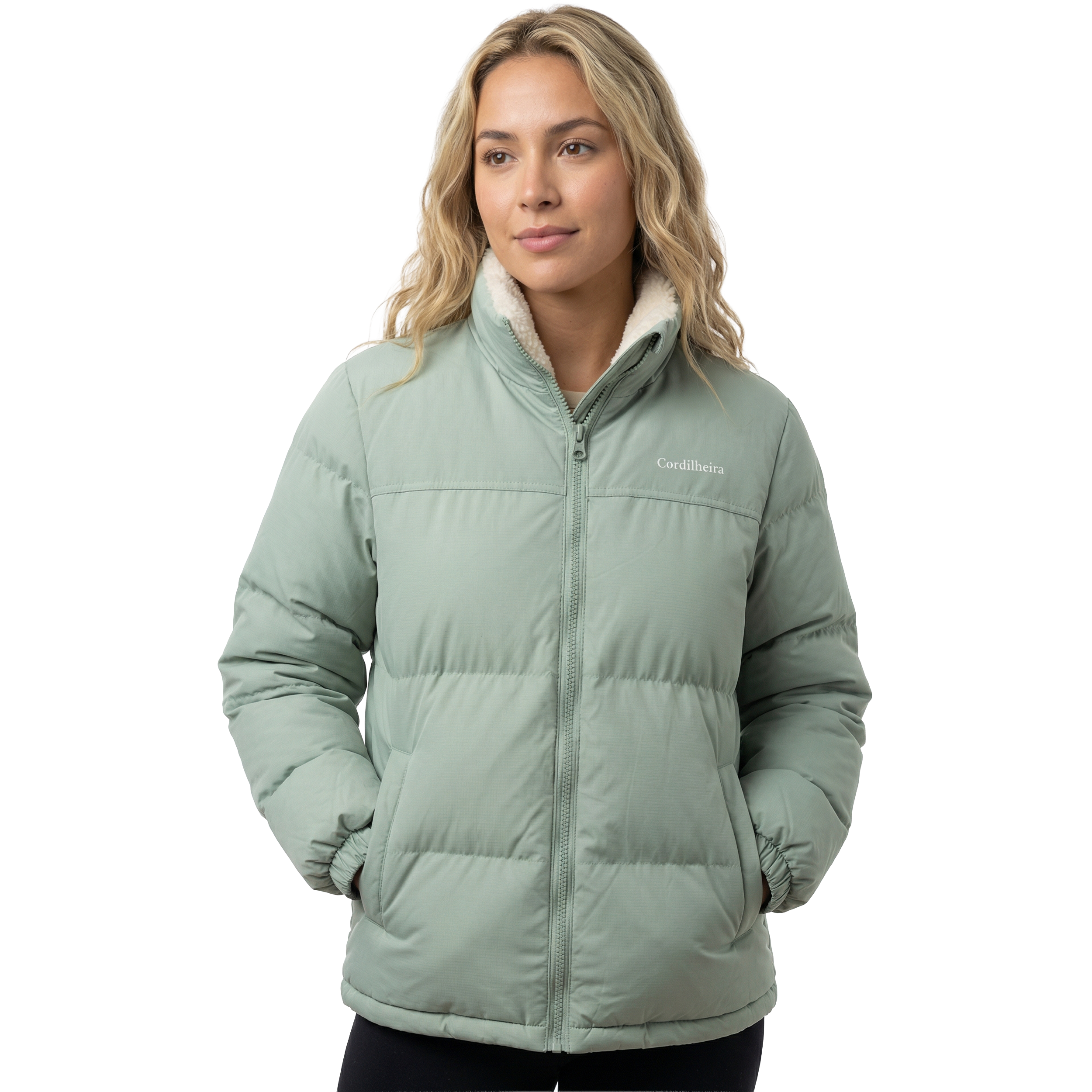 JAQUETA PUFFER FROSTLAYER DUPLA FACE FEMININA