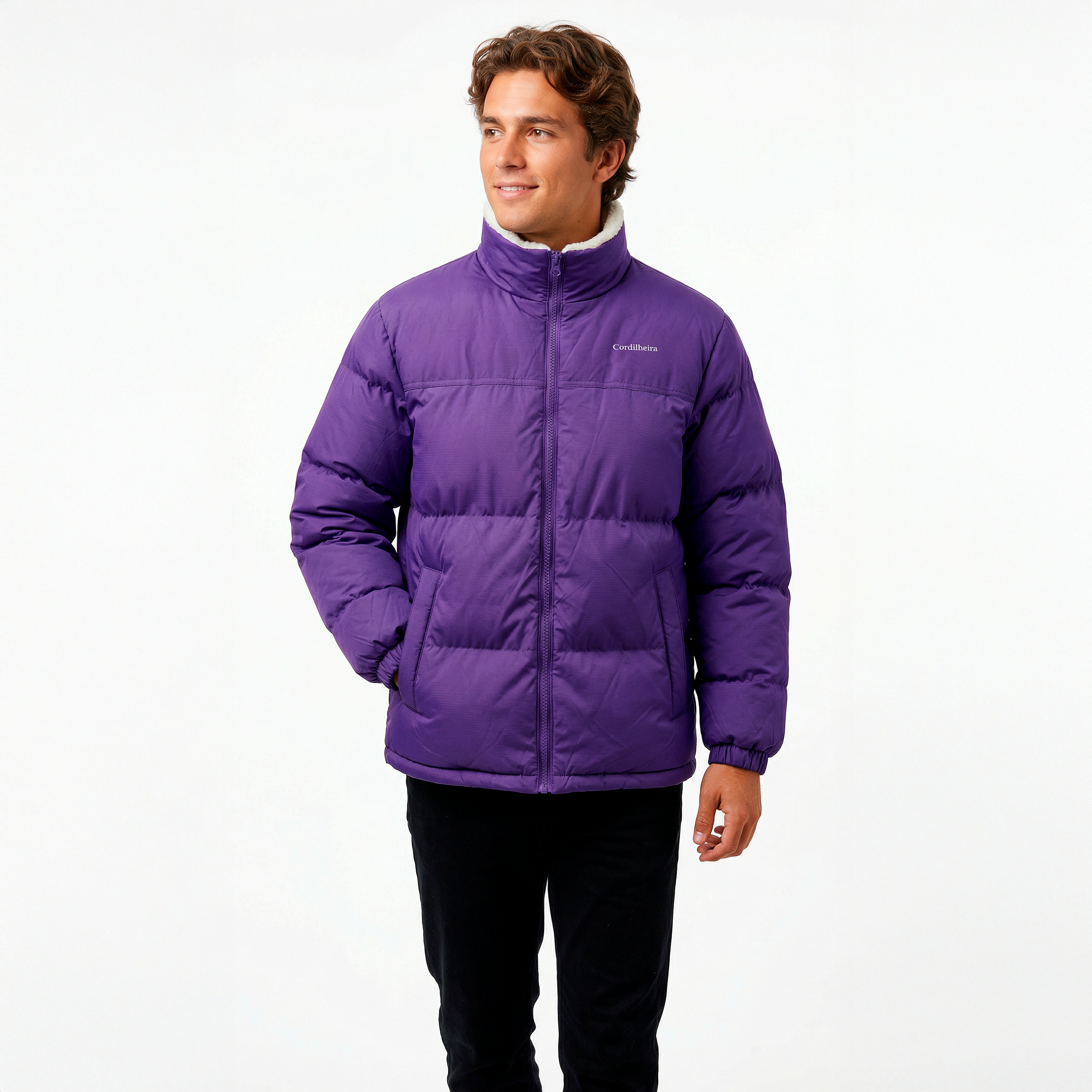 JAQUETA PUFFER FROSTLAYER DUPLA FACE MASCULINA