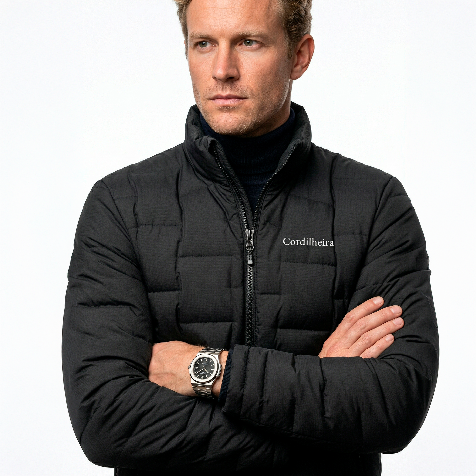 JAQUETA PUFFER CORDILHEIRA ON THE CITY MASCULINA