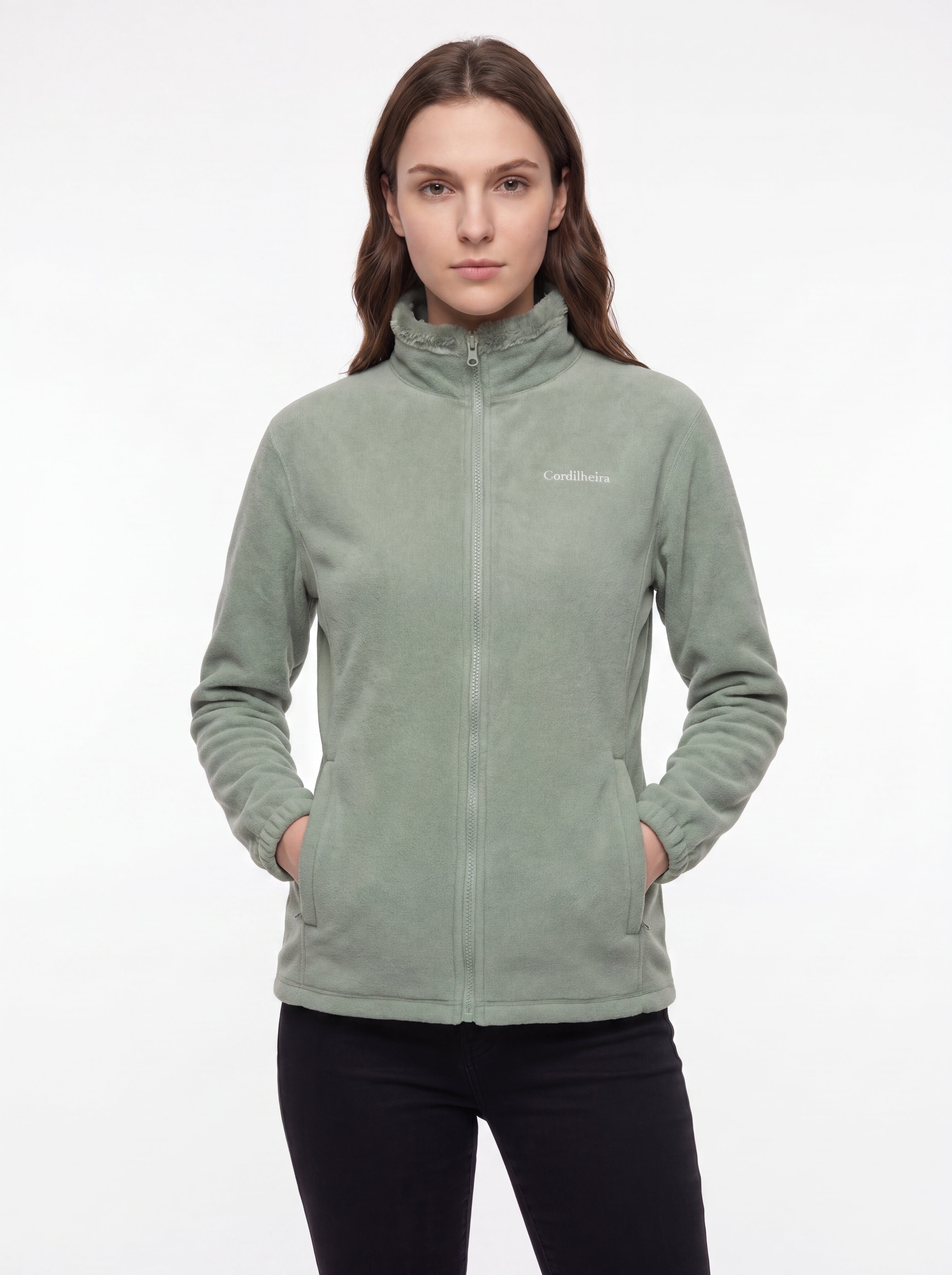 FLEECE CORDILHEIRA COATS FEMININO