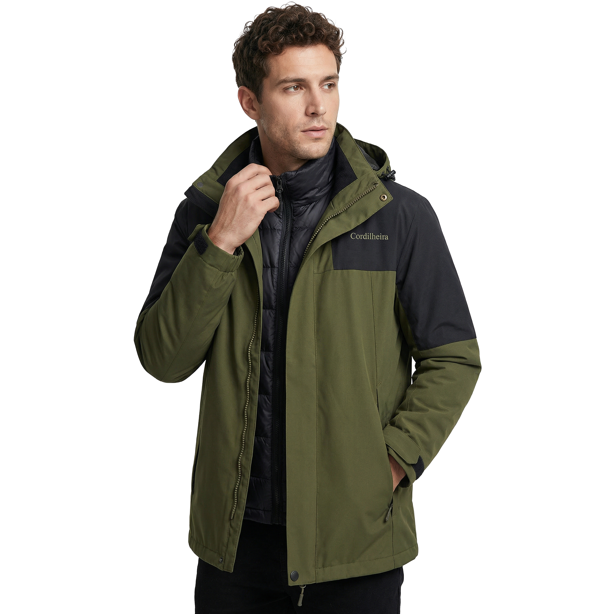 JAQUETA 3 EM 1 PUFFER CORDILHEIRA OUTLANDER MASCULINA