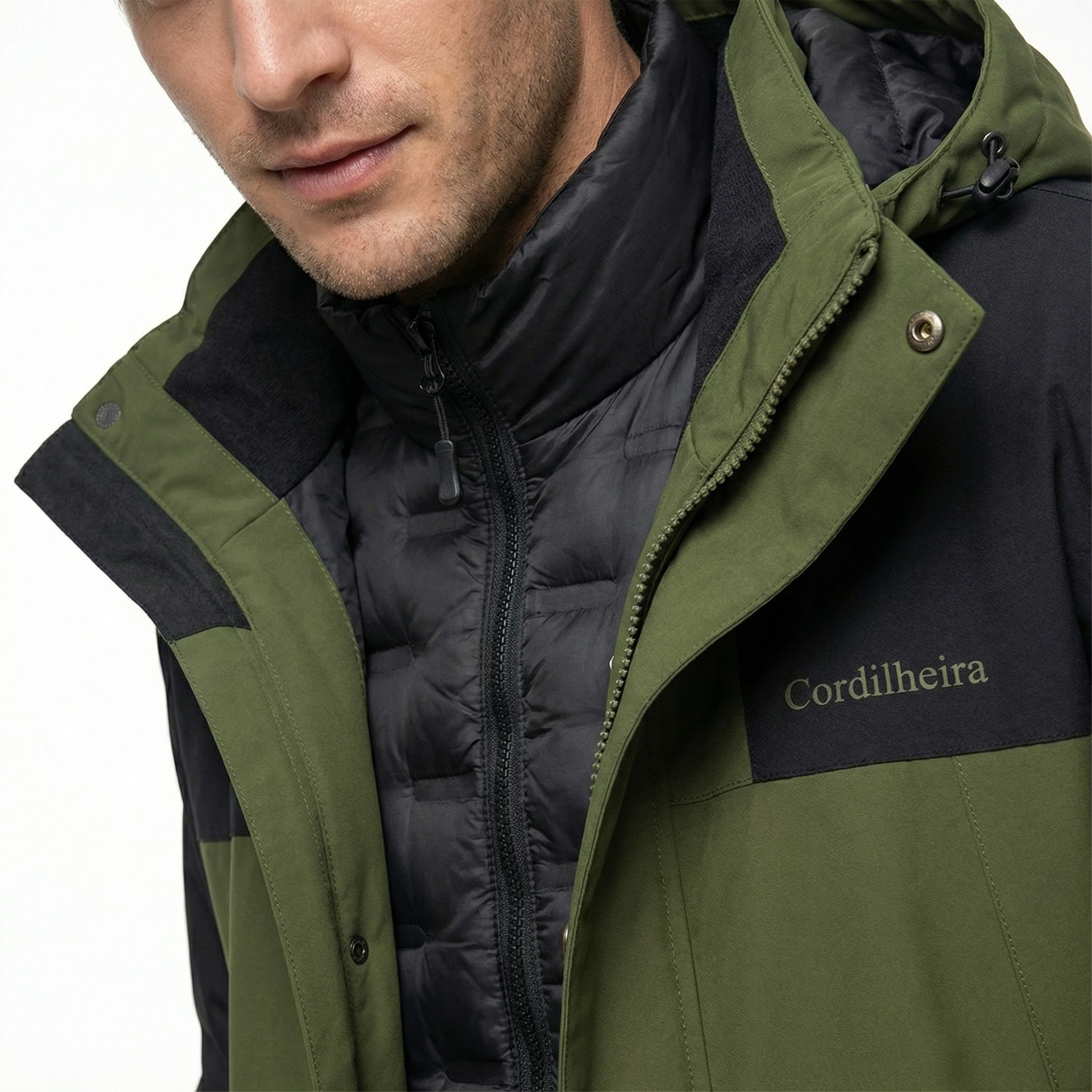 JAQUETA 3 EM 1 PUFFER CORDILHEIRA OUTLANDER MASCULINA