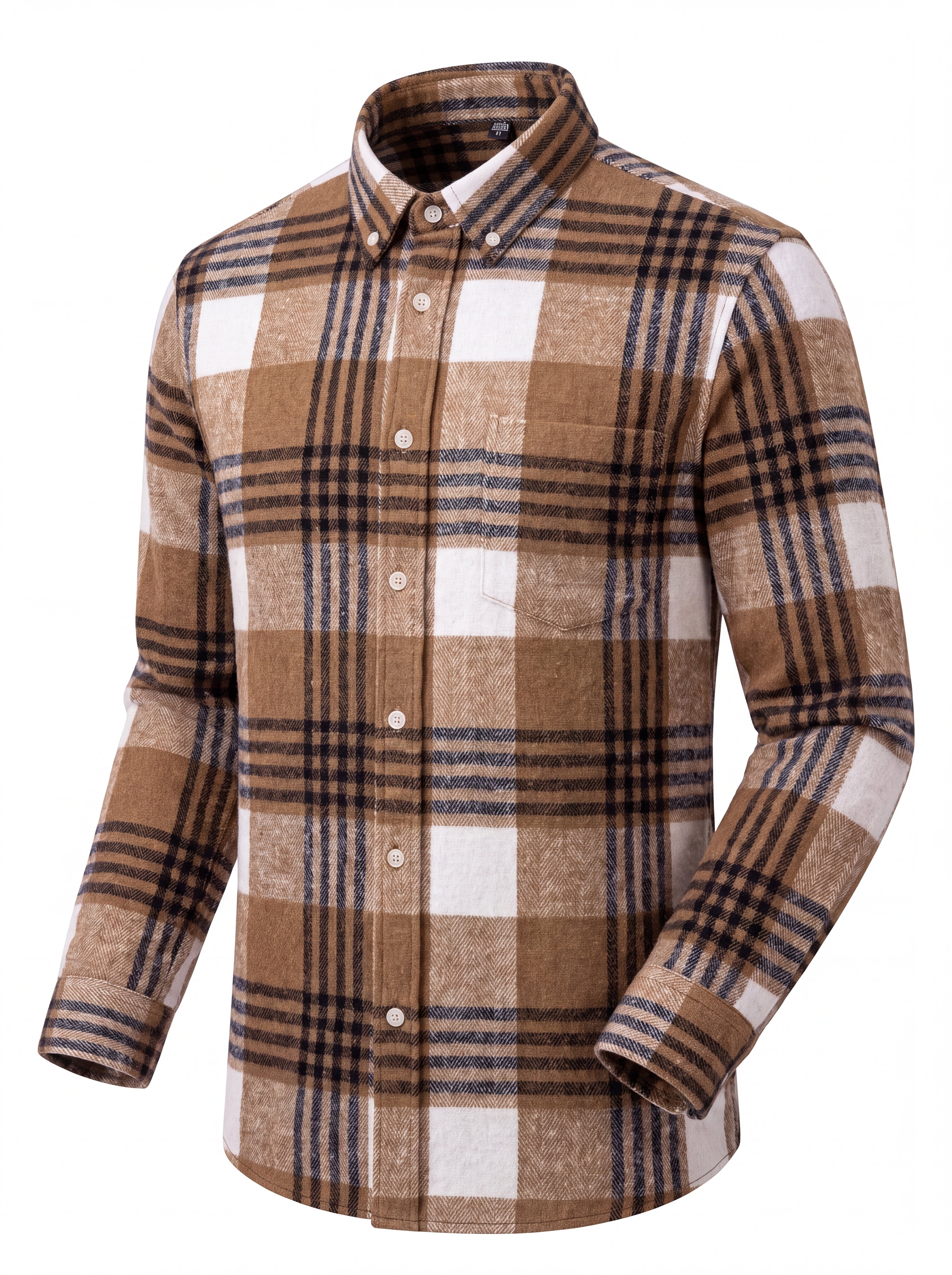 CAMISA CORDILHEIRA WOODSMAN ALGODÃO DUPLO ESCOVADO