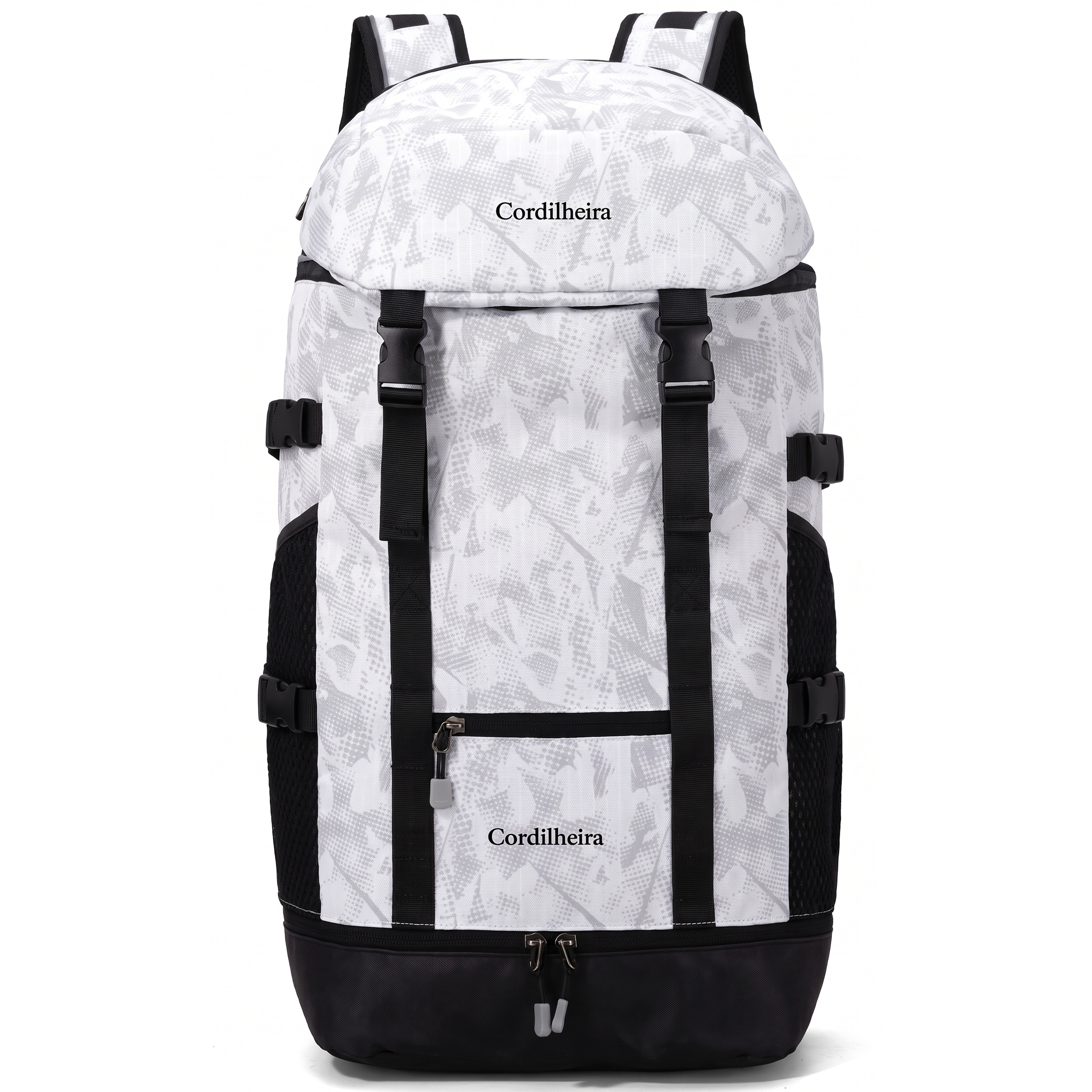 Bolsa preta completa da Marca Cordilheira para viagem e camping, uma Roupa e acessório de Boa qualidade e uso Confiável em ambientes outdoor.