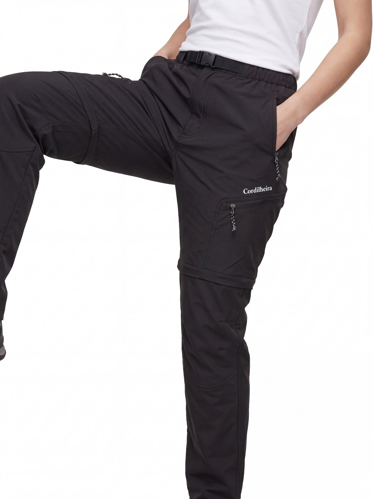 Calça 2 em 1 Cordilheira Canopy Feminina com logo em destaque, Roupa da Marca Cordilheira com Boa qualidade, resistência e modelagem Confiável para atividades ao ar livre.