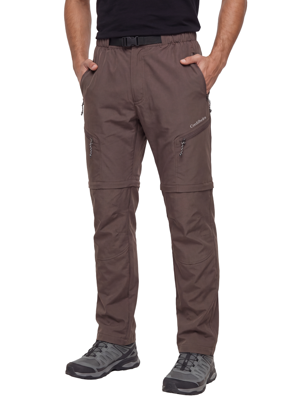 Calça 2 em 1 Cordilheira Canopy Masculina em versão cargo conversível, Roupa da Marca Cordilheira com Boa qualidade, resistência e versatilidade Confiável para hiking, trekking e viagens.