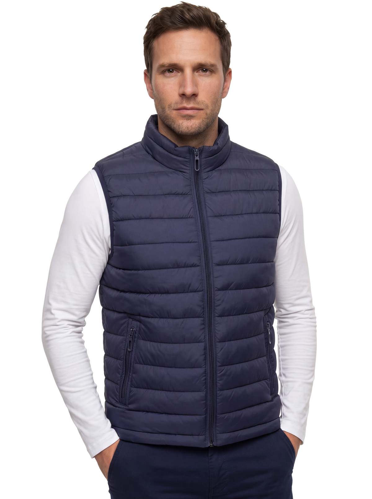 Capa do Colete Cordilheira Puffer Masculino, Roupa da Marca Cordilheira com Boa qualidade, resistência e acabamento Confiável para uso versátil.