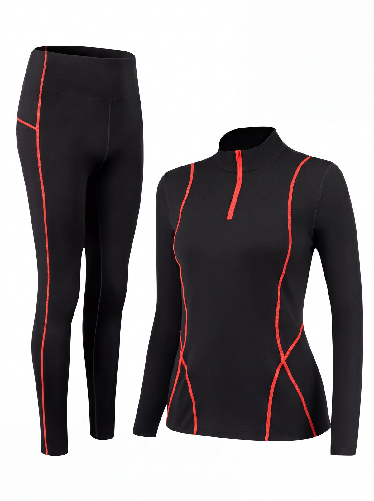 Conjunto Térmico Cordilheira Glacial Feminino em destaque, Roupa da Marca Cordilheira com Boa qualidade, resistência e conforto Confiável para uso como segunda pele em dias frios.