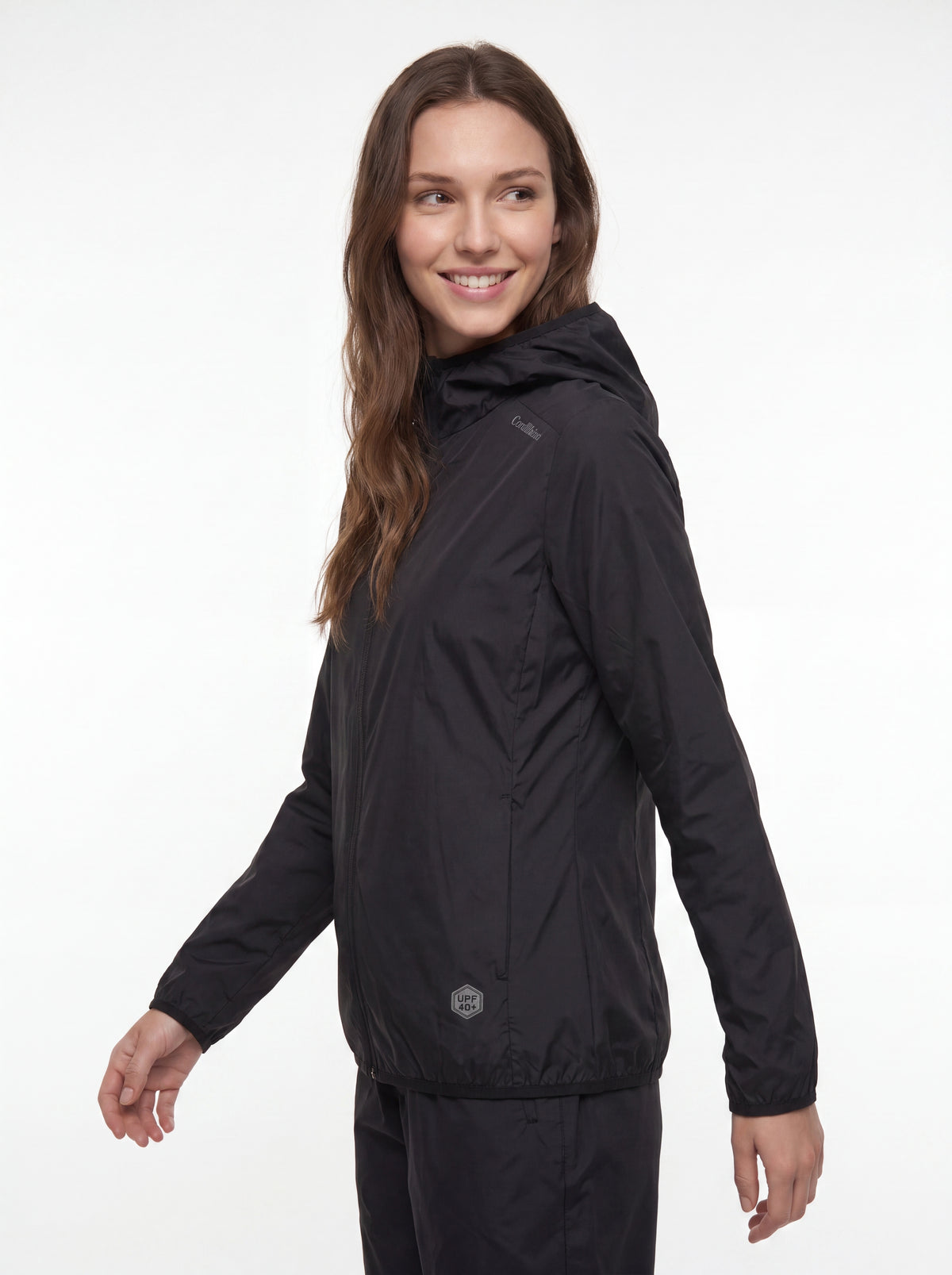 Imagem técnica do Corta-Vento Cordilheira Whisper Impermeável UV40+, Roupa da Marca Cordilheira com Boa fidelidade de design e acabamento Confiável.