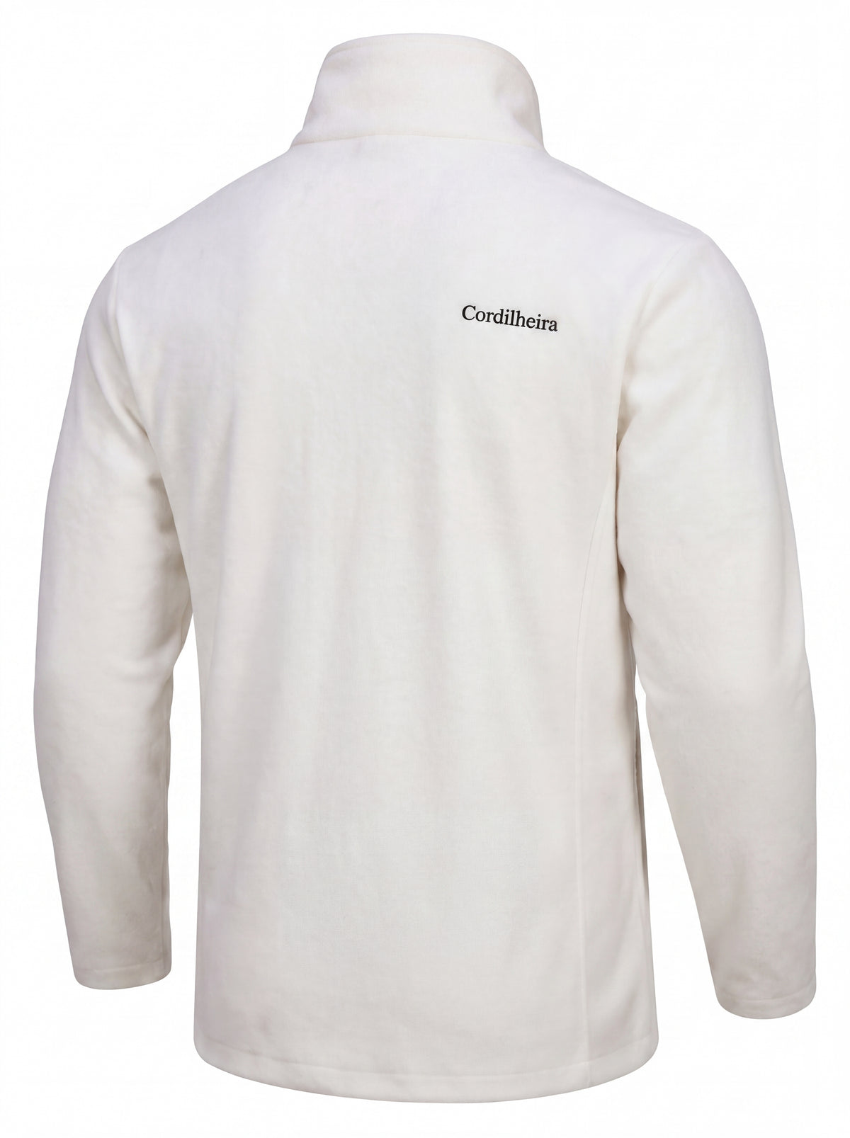 Vista traseira da camada fleece da Jaqueta 3 em 1 Cordilheira Outlander, Roupa da Marca Cordilheira com Boa proteção térmica e conforto Confiável.