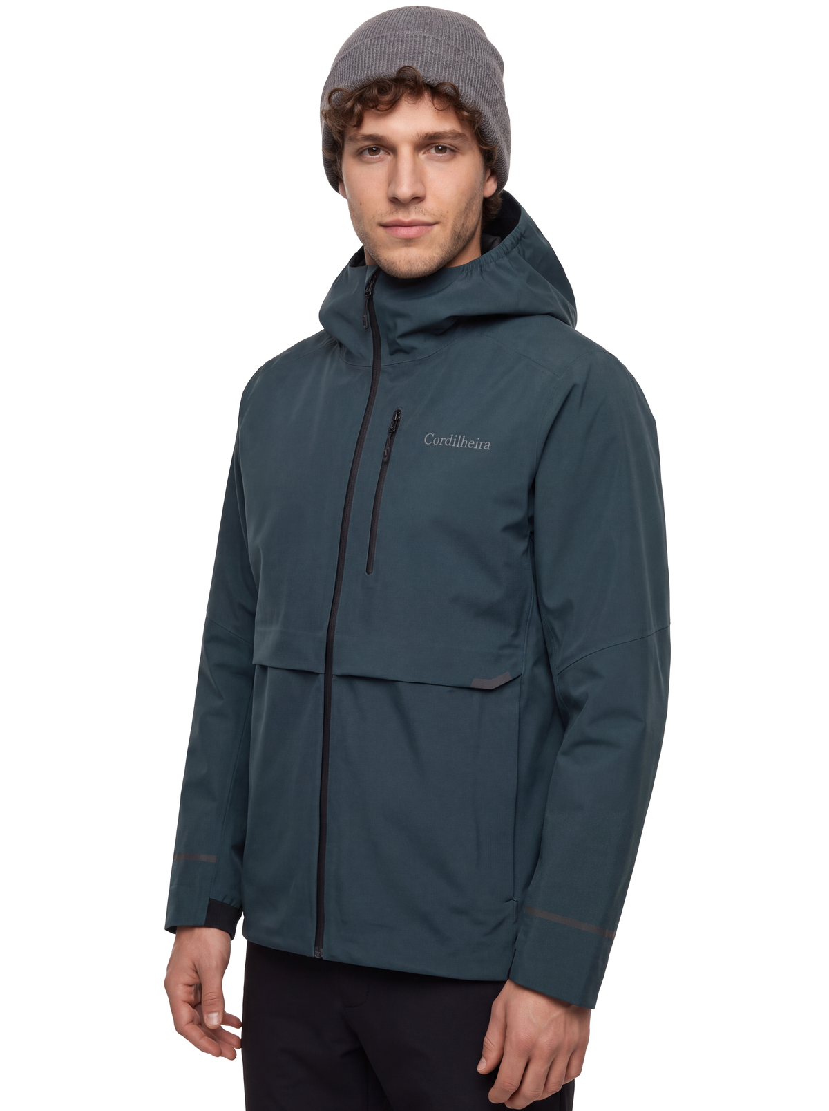 Capa da Jaqueta Anorak Cordilheira Defletor Masculina, Roupa da Marca Cordilheira com Boa resistência, qualidade e proteção impermeável Confiável para hiking e trekking.