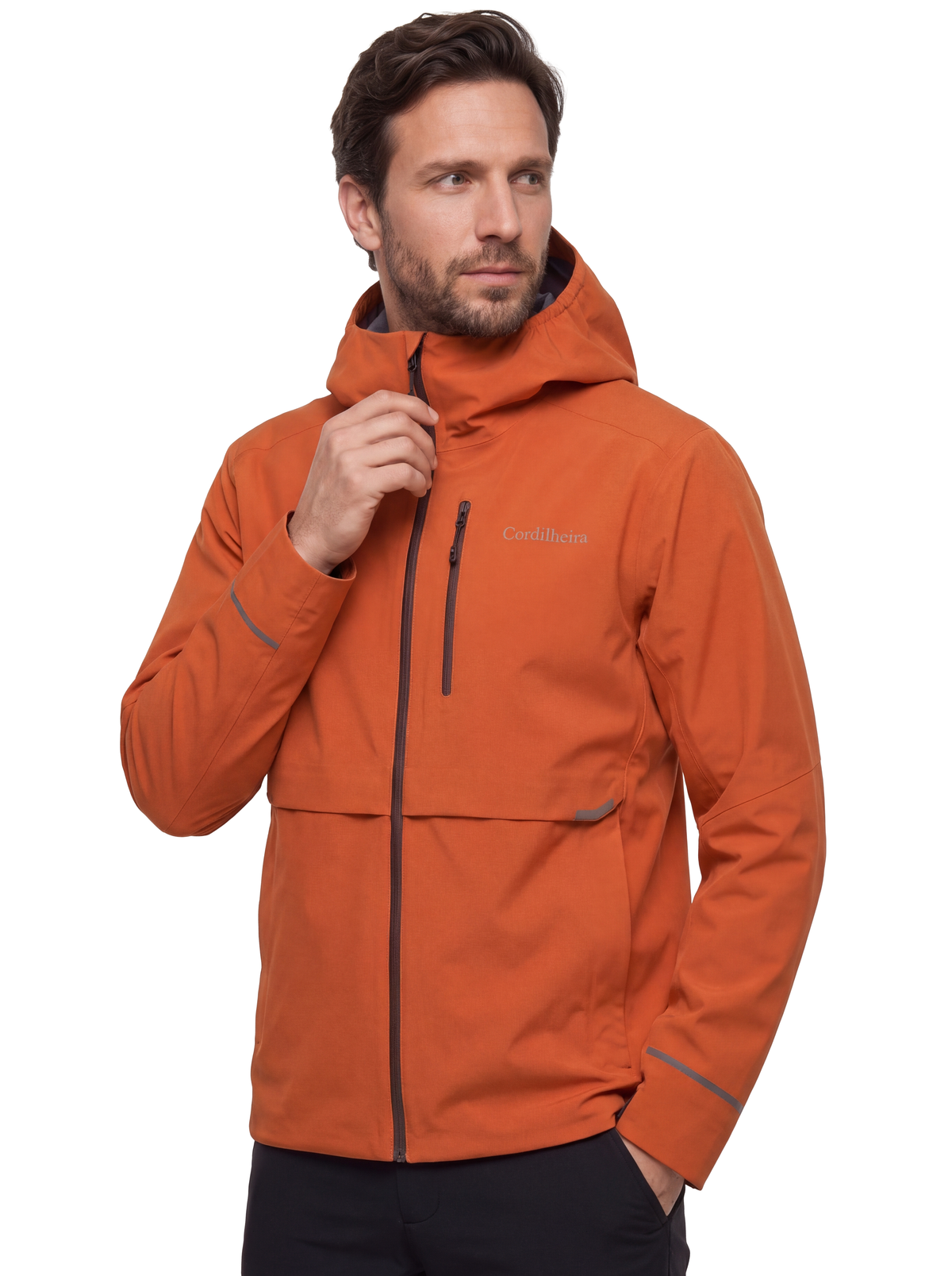 Imagem da Jaqueta Anorak Cordilheira Defletor Masculina, Roupa da Marca Cordilheira com Boa qualidade, resistência e proteção impermeável Confiável para trekking, trail e atividades outdoor.