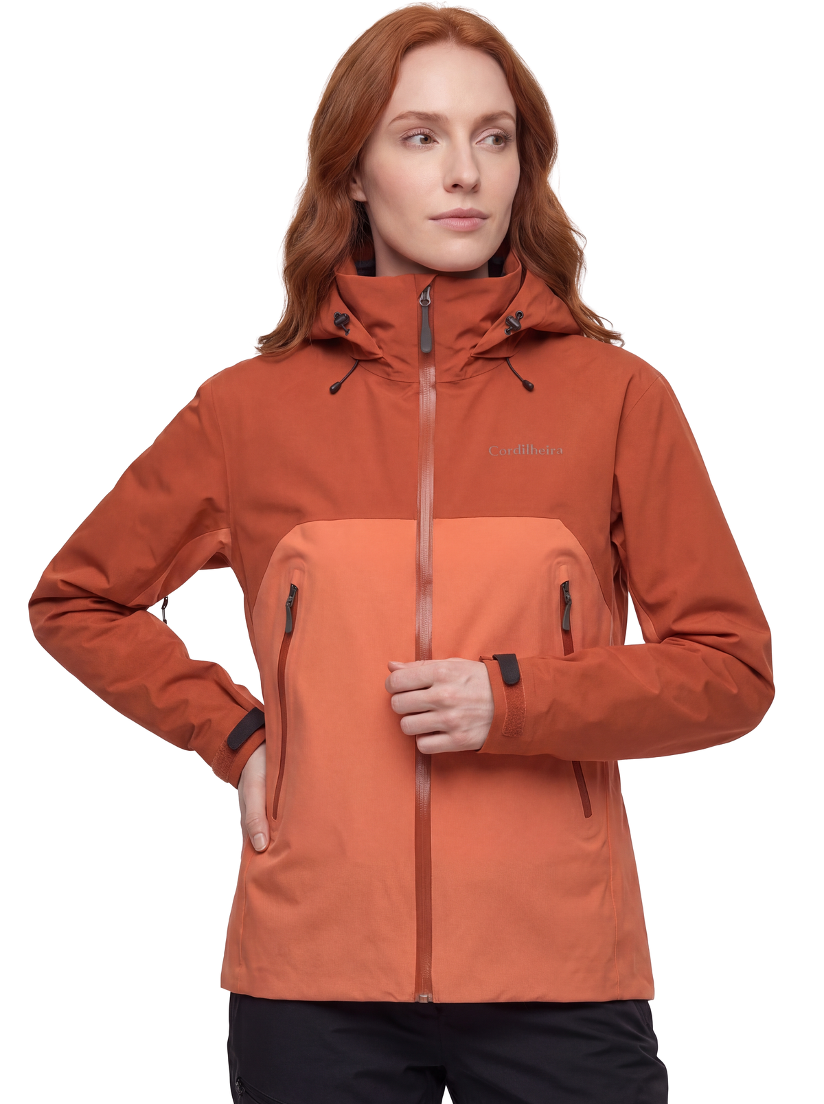 Imagem da Jaqueta Anorak Cordilheira Heavy Storm Feminina, Roupa da Marca Cordilheira com Boa qualidade, resistência e proteção impermeável Confiável para trekking e aventura.