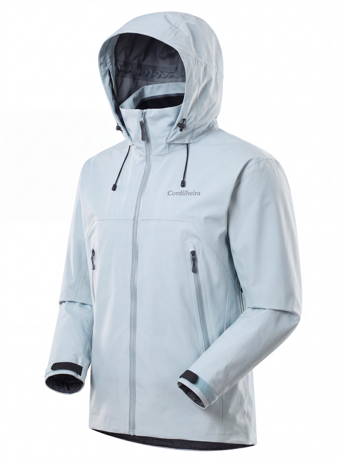 Detalhe de acabamento da Jaqueta Anorak Cordilheira Heavy Storm Masculina, Roupa da Marca Cordilheira com Boa qualidade, resistência e proteção Confiável para esportes ao ar livre.