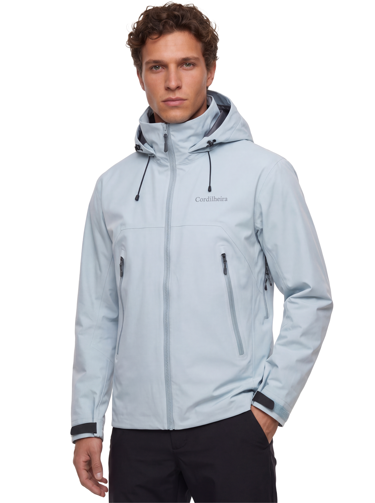 Capa da Jaqueta Anorak Cordilheira Heavy Storm Masculina, Roupa da Marca Cordilheira com Boa qualidade, resistência e proteção impermeável Confiável para trekking e aventura.