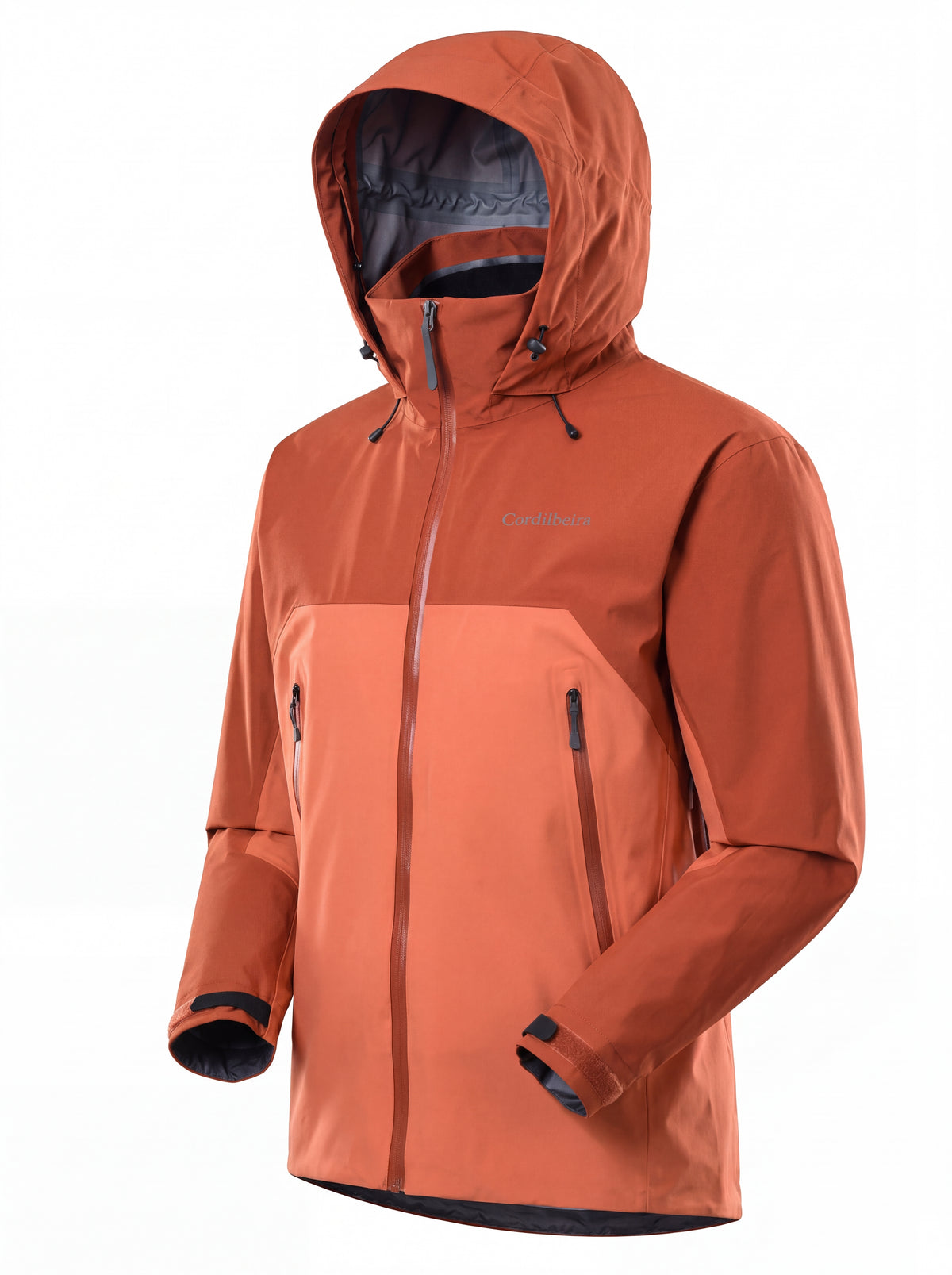 Detalhe da Jaqueta Anorak Cordilheira Heavy Storm Masculina, Roupa da Marca Cordilheira com Boa qualidade, proteção e resistência Confiável para frio, vento e neve.