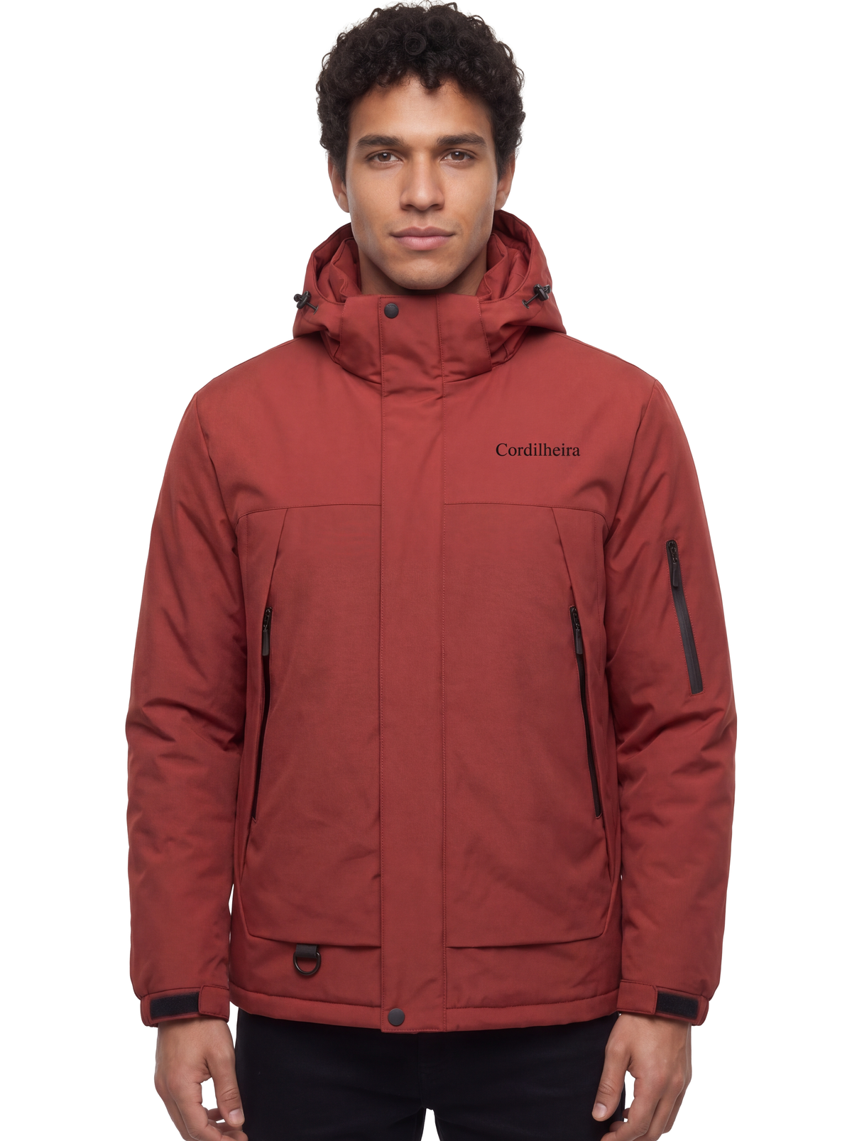 Capa da Jaqueta Anorak Puffer Cordilheira Elevate Masculina, Roupa da Marca Cordilheira com Boa qualidade, resistência e proteção impermeável Confiável para trilhas, trekking e atividades outdoor.