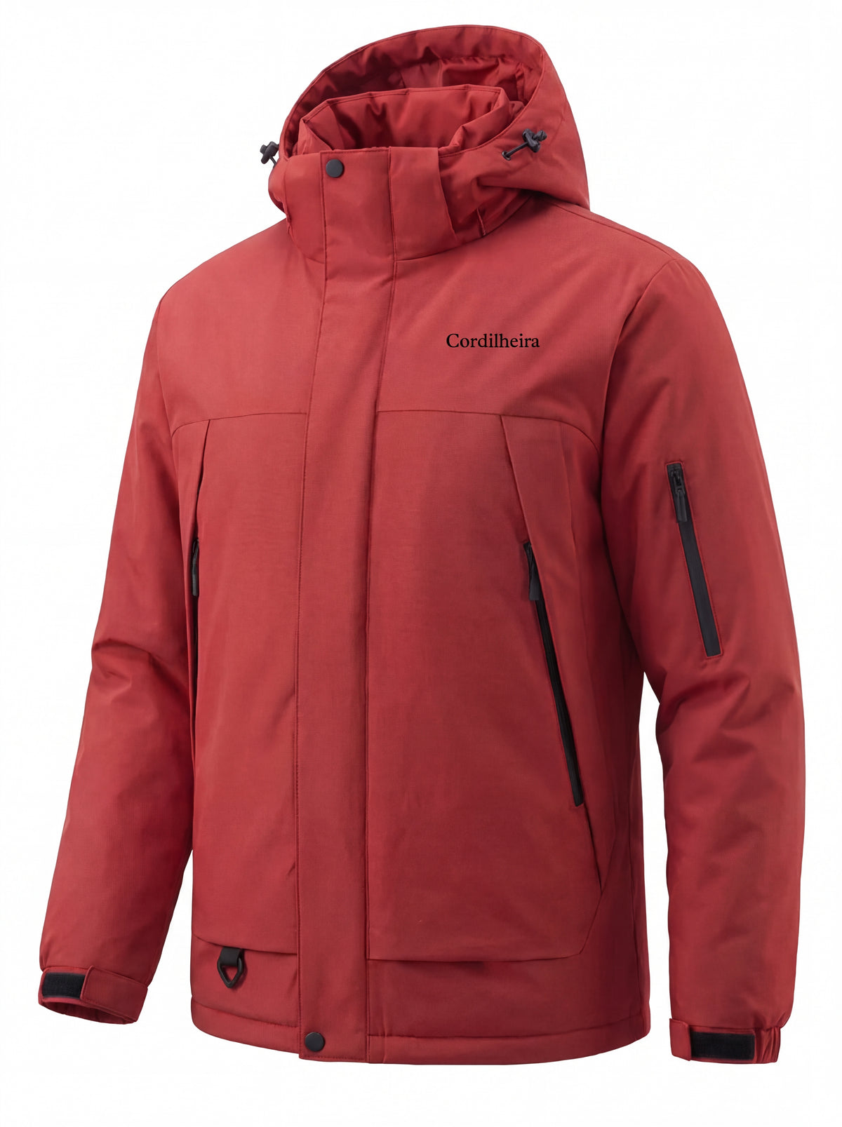 Jaqueta Anorak Puffer Cordilheira Elevate Masculina fotografada em estúdio, Roupa da Marca Cordilheira com Boa qualidade, resistência e acabamento Confiável para atividades outdoor.