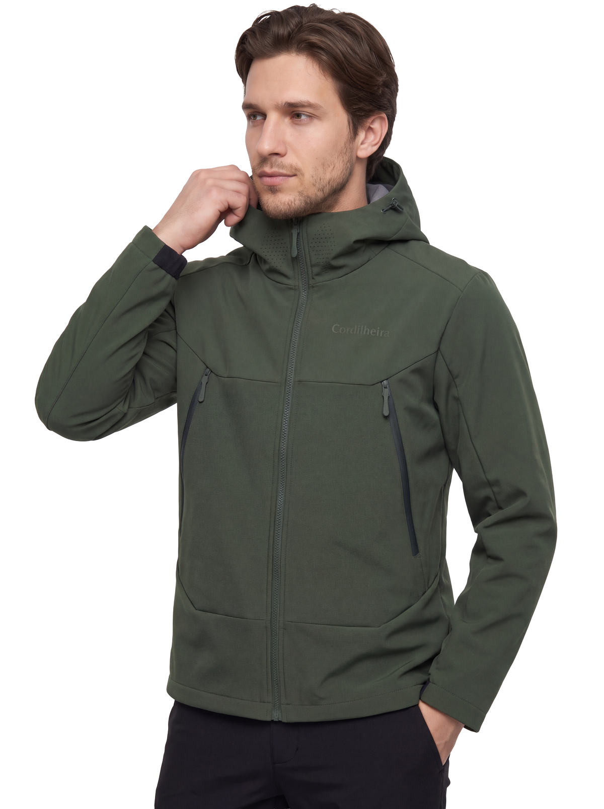 Imagem de capa da Jaqueta Cordilheira Ridge Impermeável Masculina, Roupa da Marca Cordilheira com Boa qualidade, impermeabilidade e proteção Confiável para atividades outdoor.