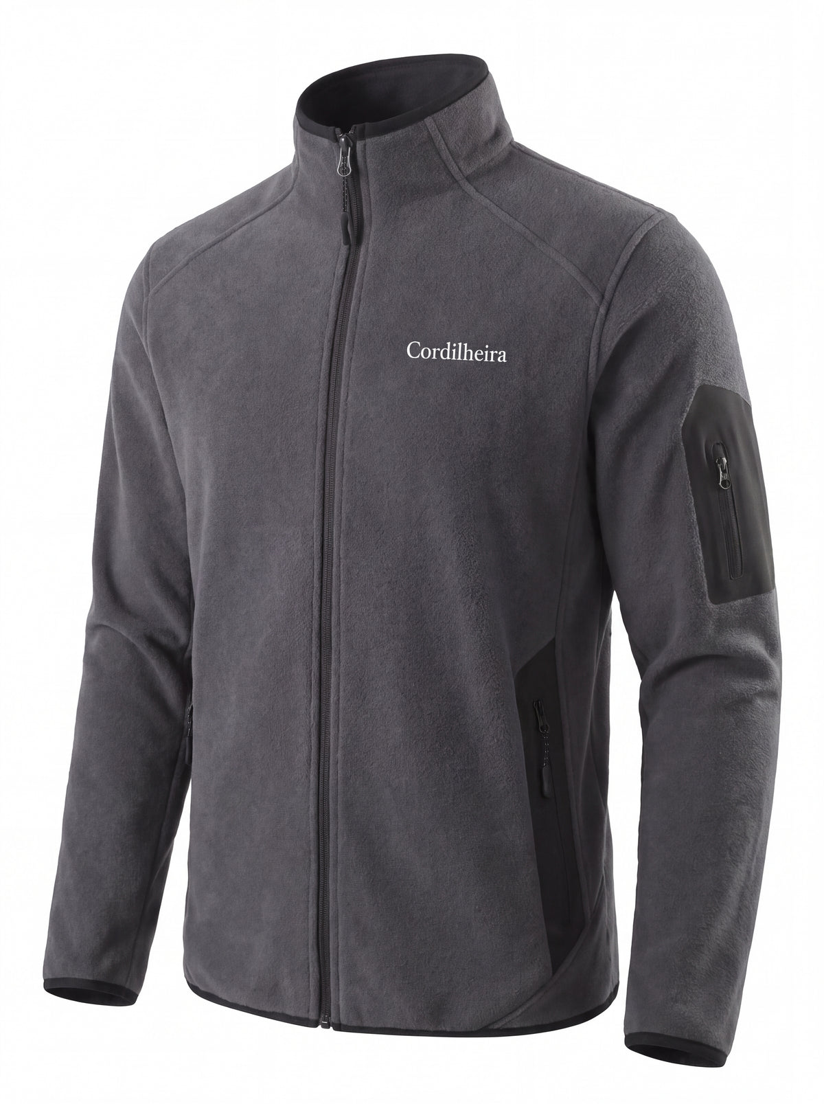 Jaqueta Cordilheira Steady Fleece Masculina com logo Cordilheira em destaque, Roupa da Marca Cordilheira com Boa qualidade, resistência e acabamento Confiável.