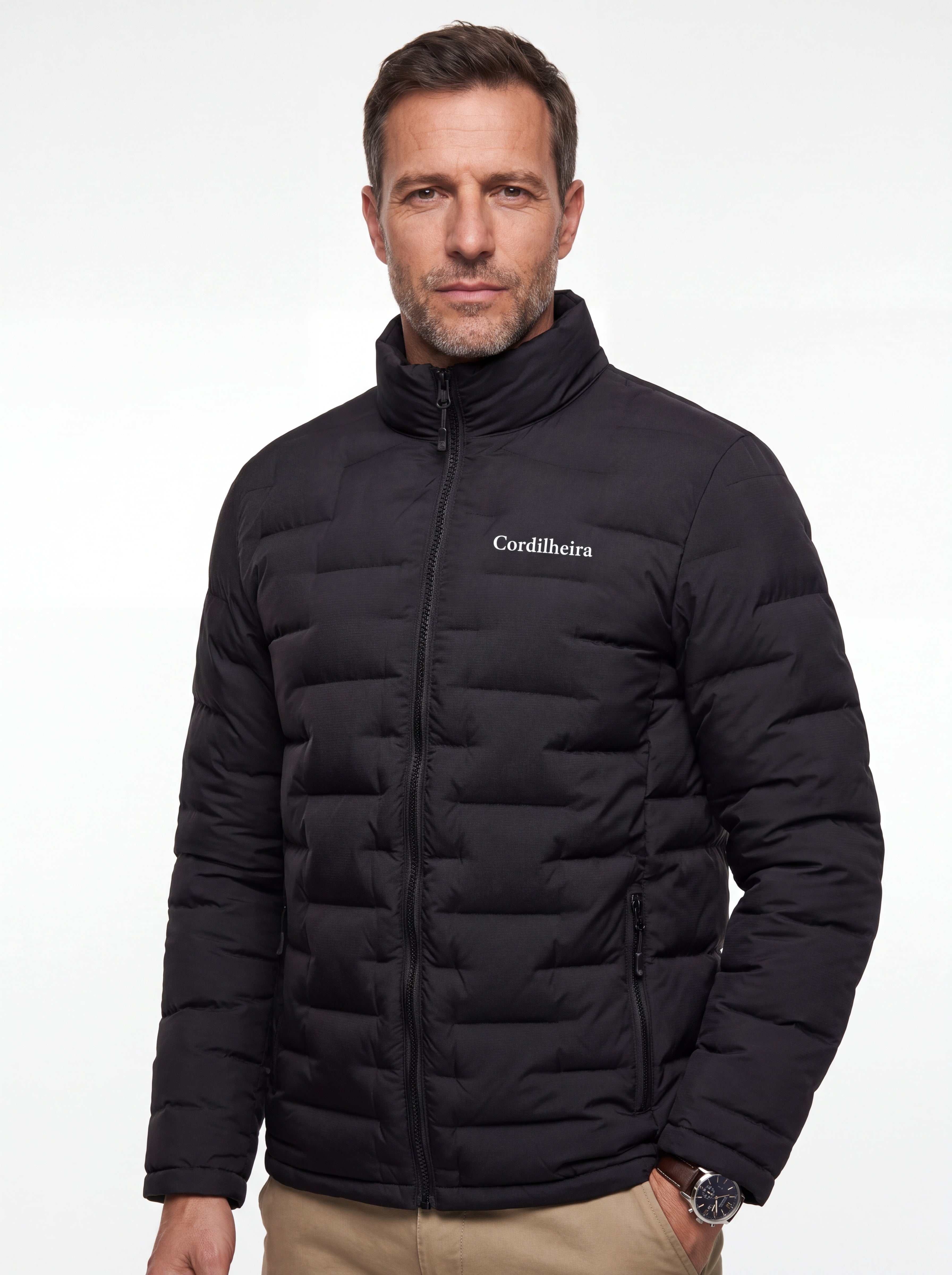 JAQUETA PUFFER CORDILHEIRA ON THE CITY MASCULINA