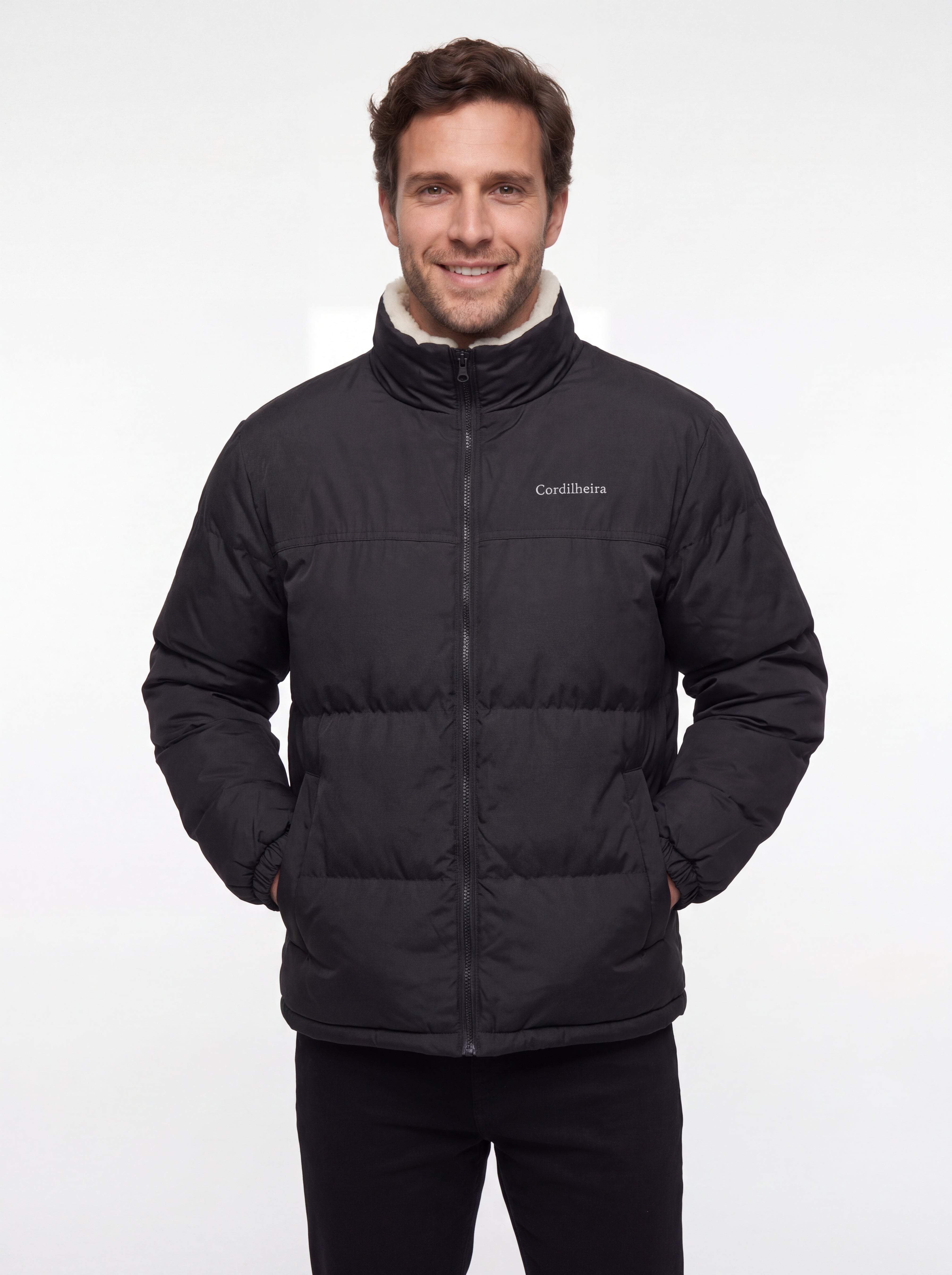 JAQUETA PUFFER FROSTLAYER DUPLA FACE MASCULINA