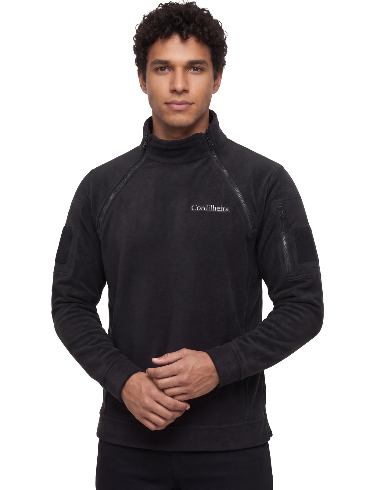 Capa do Moletom/Fleece Cordilheira Warden Masculino, Roupa da Marca Cordilheira com Boa qualidade, resistência e conforto Confiável para hiking, trekking e aventuras outdoor.