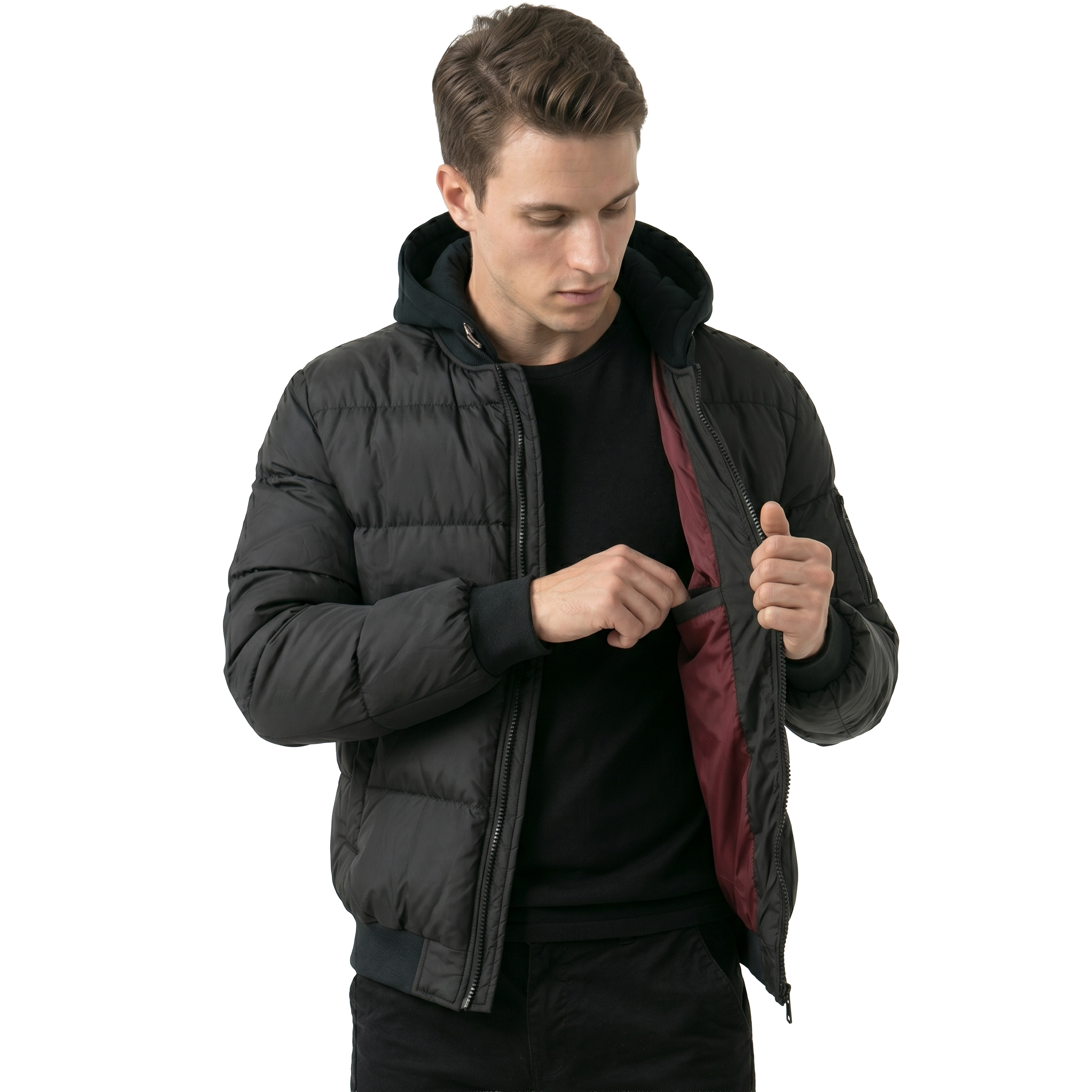 JAQUETA PUFFER CORDILHEIRA SHELTER MASCULINA