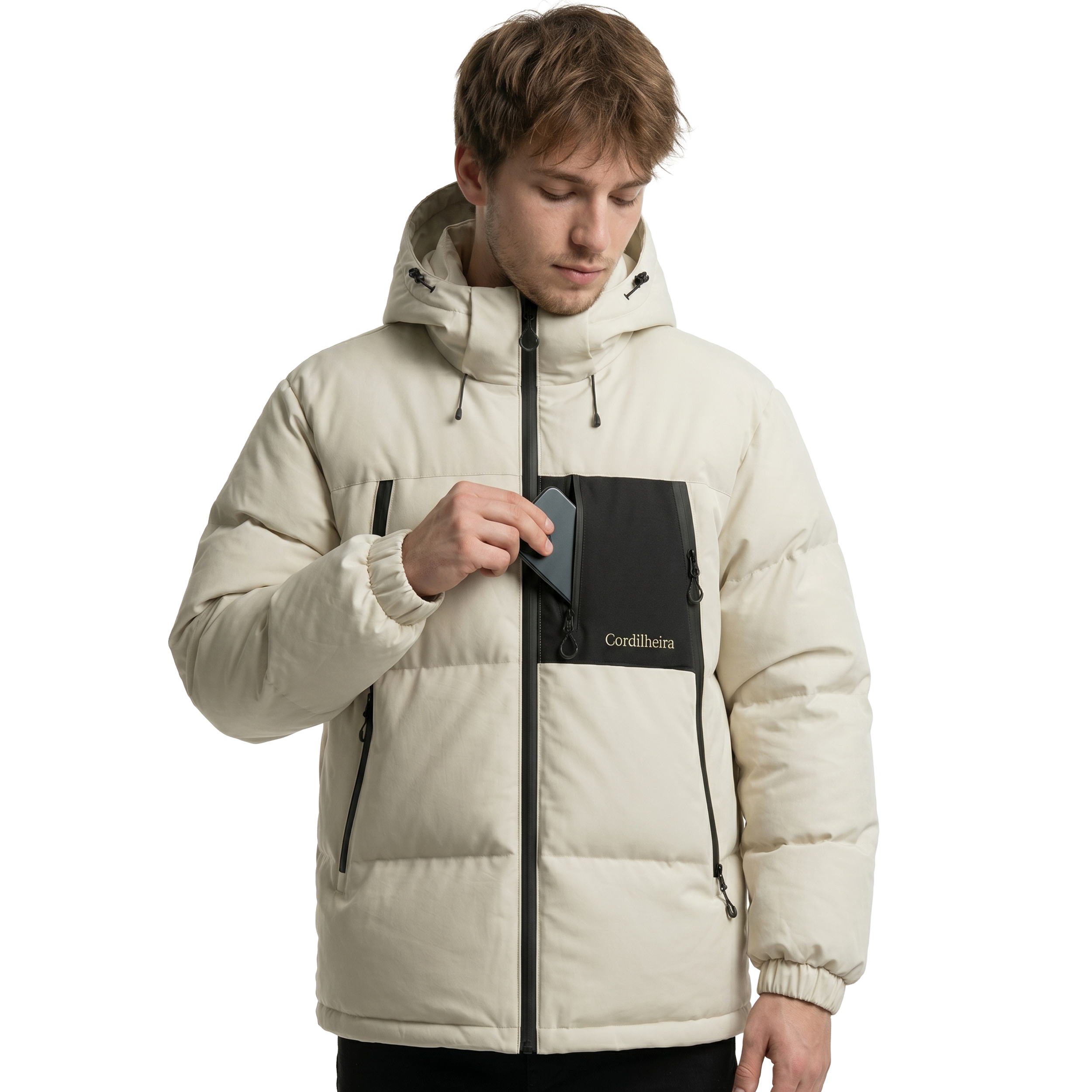JAQUETA PUFFER CORDILHEIRA HEATLOCK MASCULINA