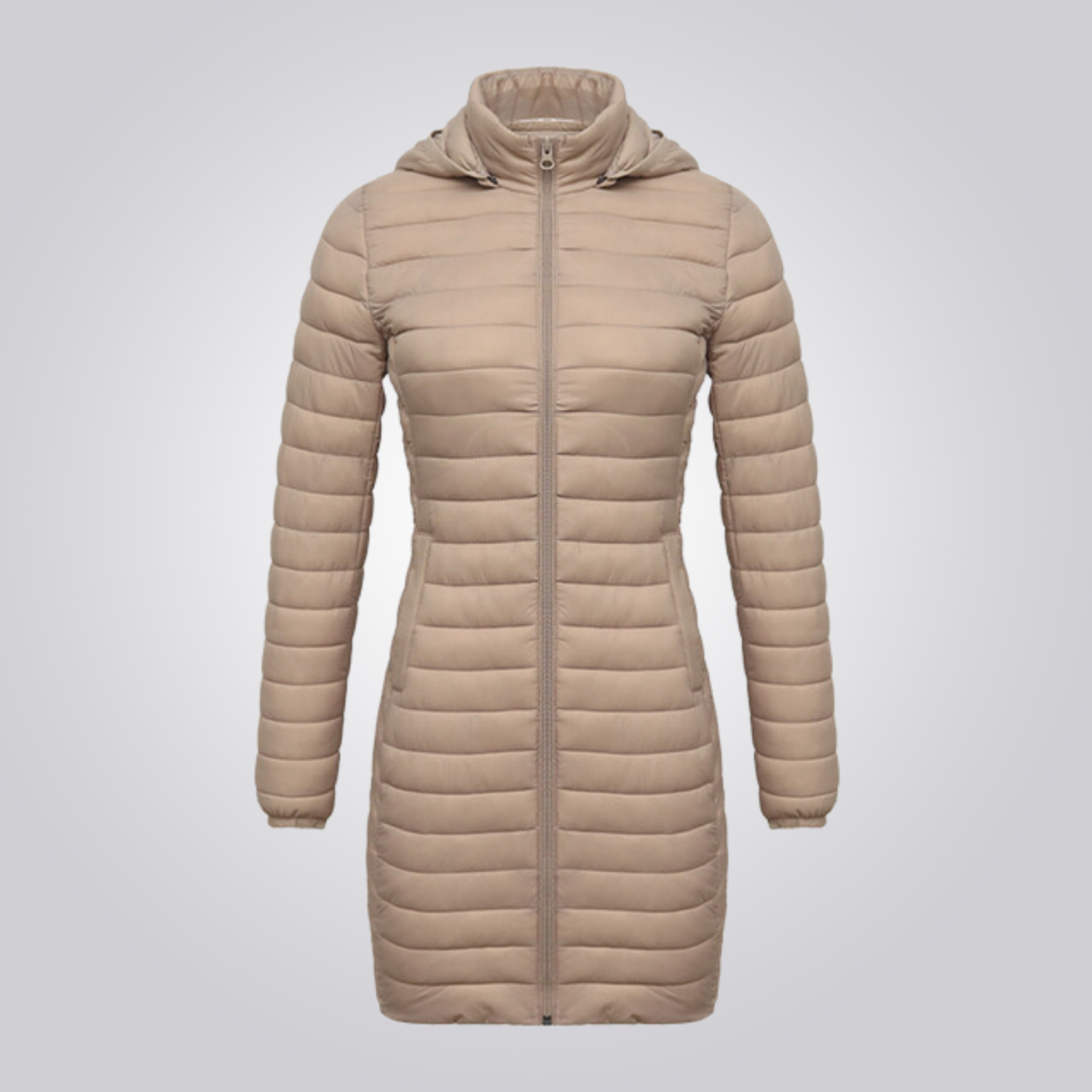 Jaqueta cordilheira long puffer feminina