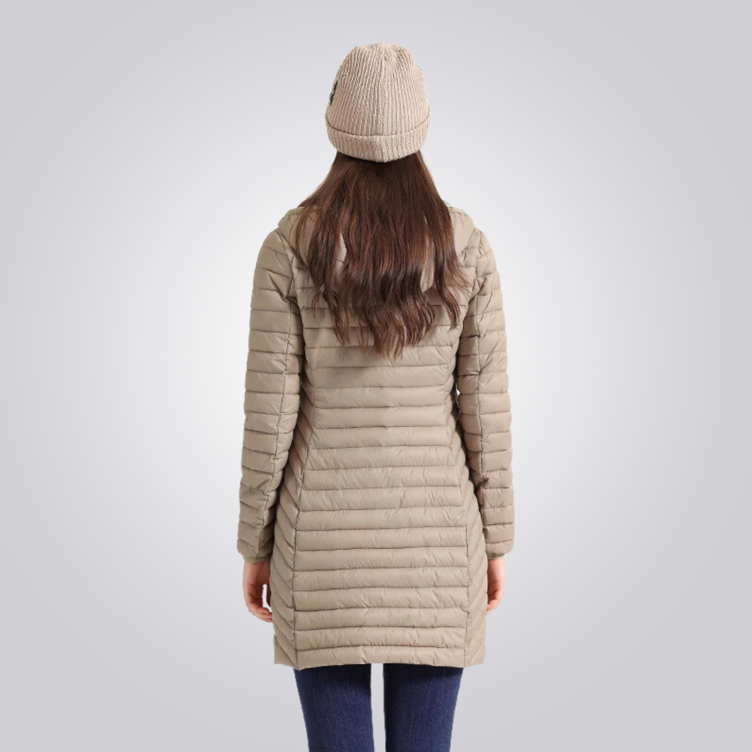 Jaqueta cordilheira long puffer feminina